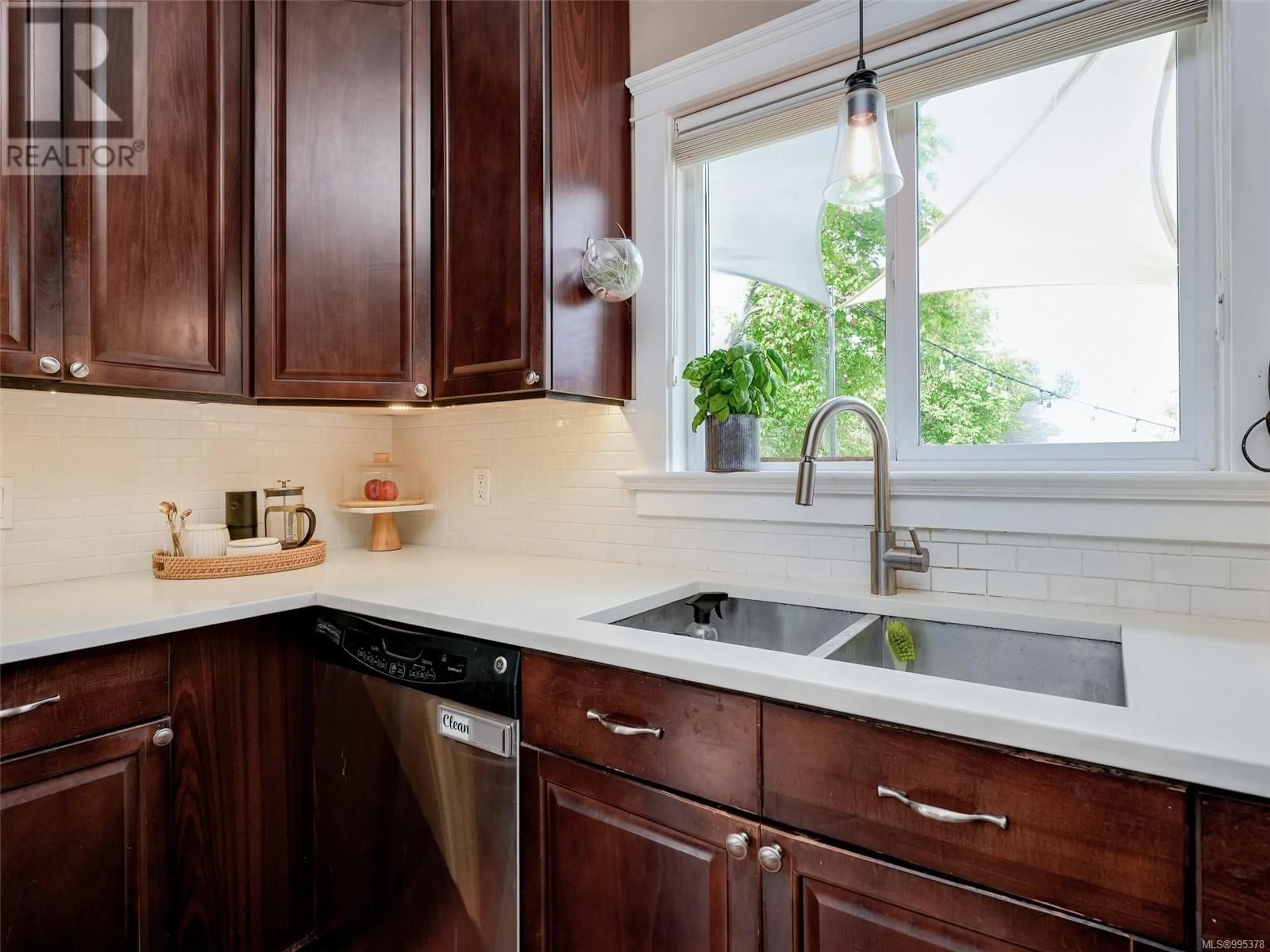 Contemporary kitchen, ceramic/tile floor for 2650 RICHMOND ROAD, Victoria British Columbia V8R6H5