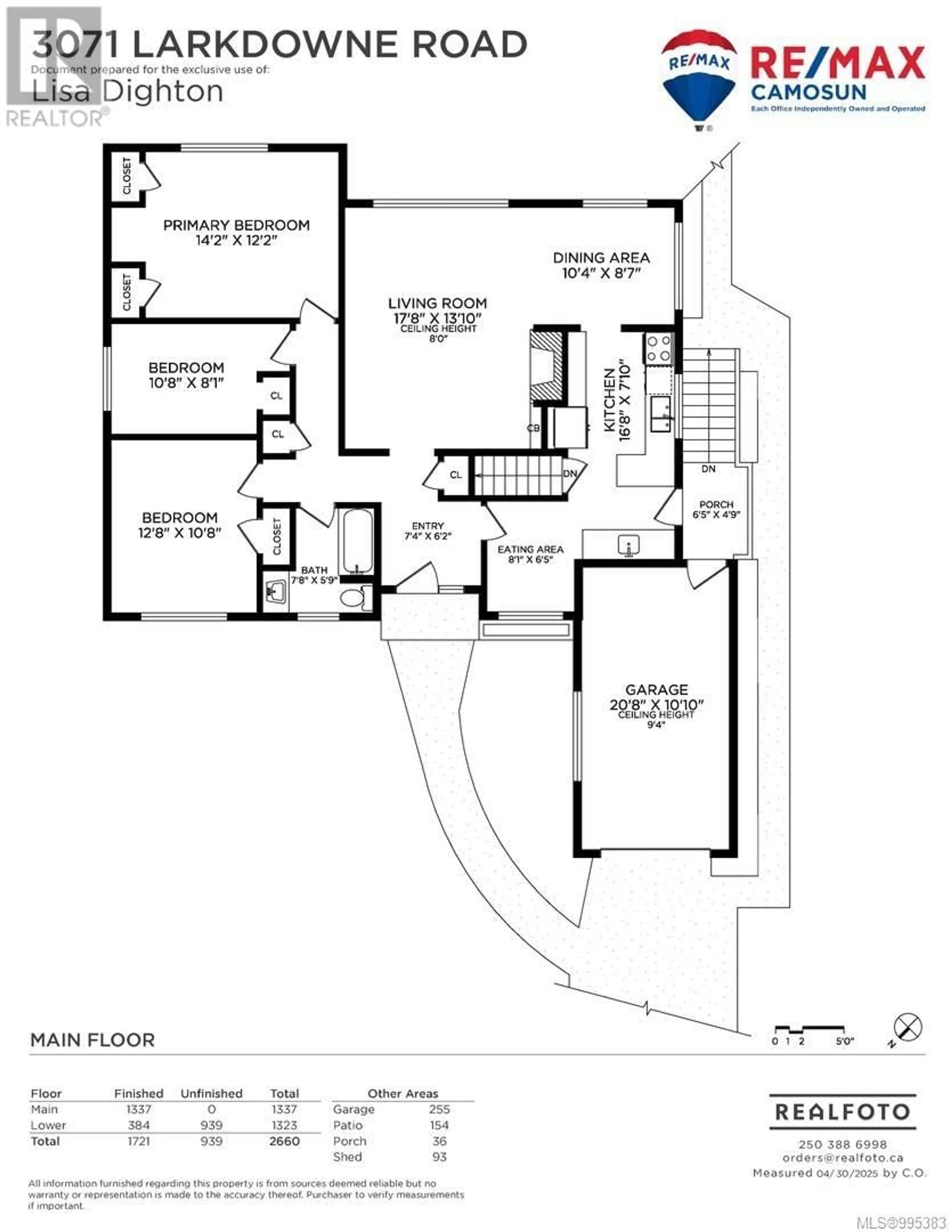Floor plan for 3071 LARKDOWNE ROAD, Oak Bay British Columbia V8R5N3