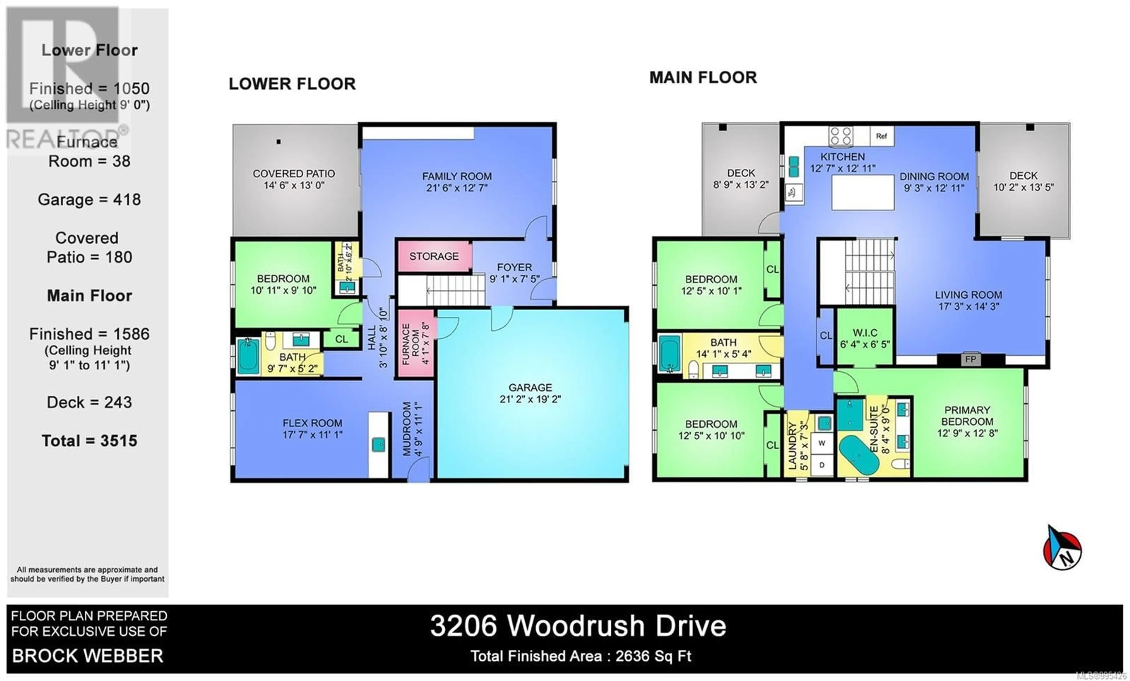 Floor plan for 3206 WOODRUSH DRIVE, Duncan British Columbia V9L0J9