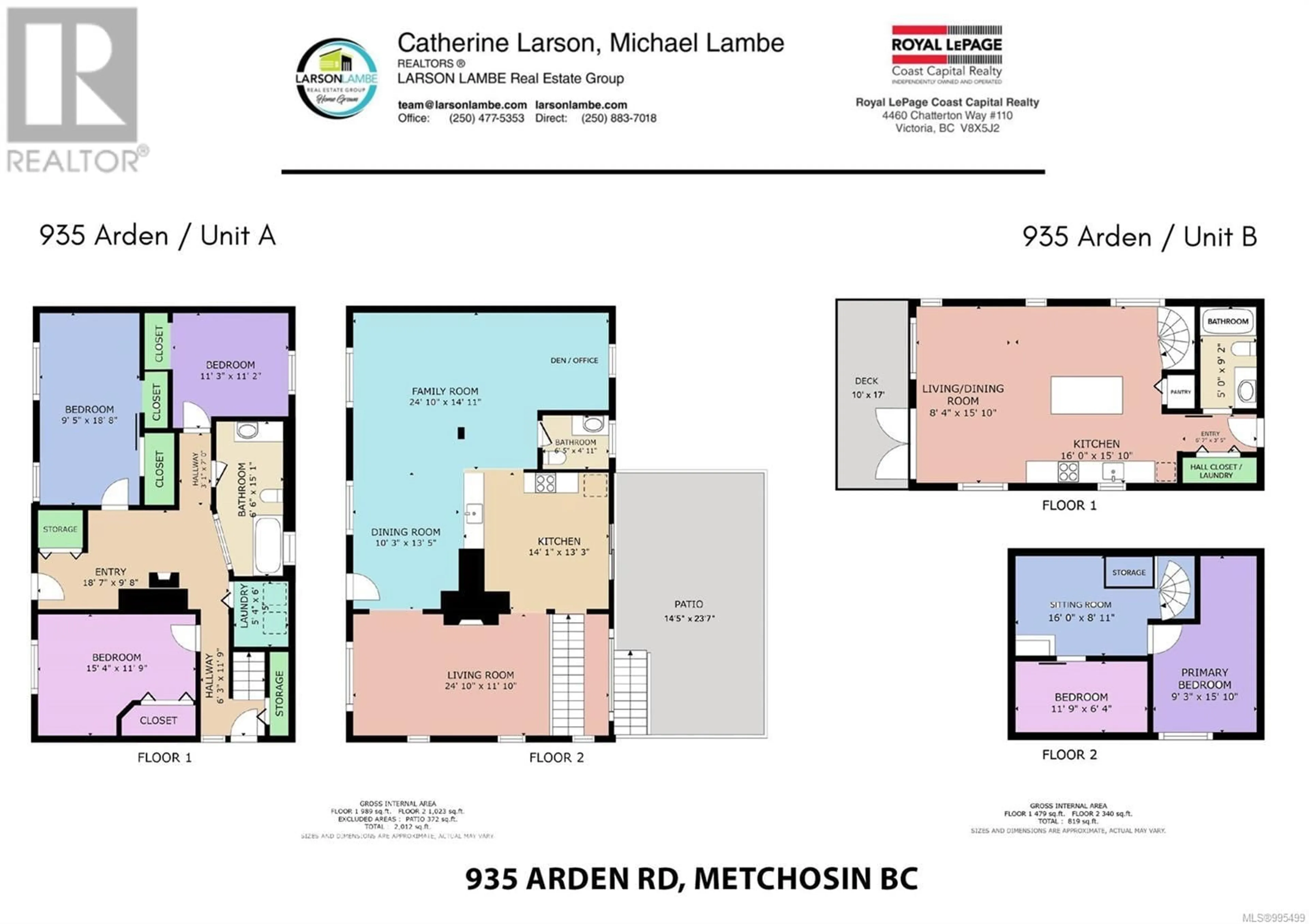 Floor plan for 935 ARDEN ROAD, Metchosin British Columbia V9B5B4