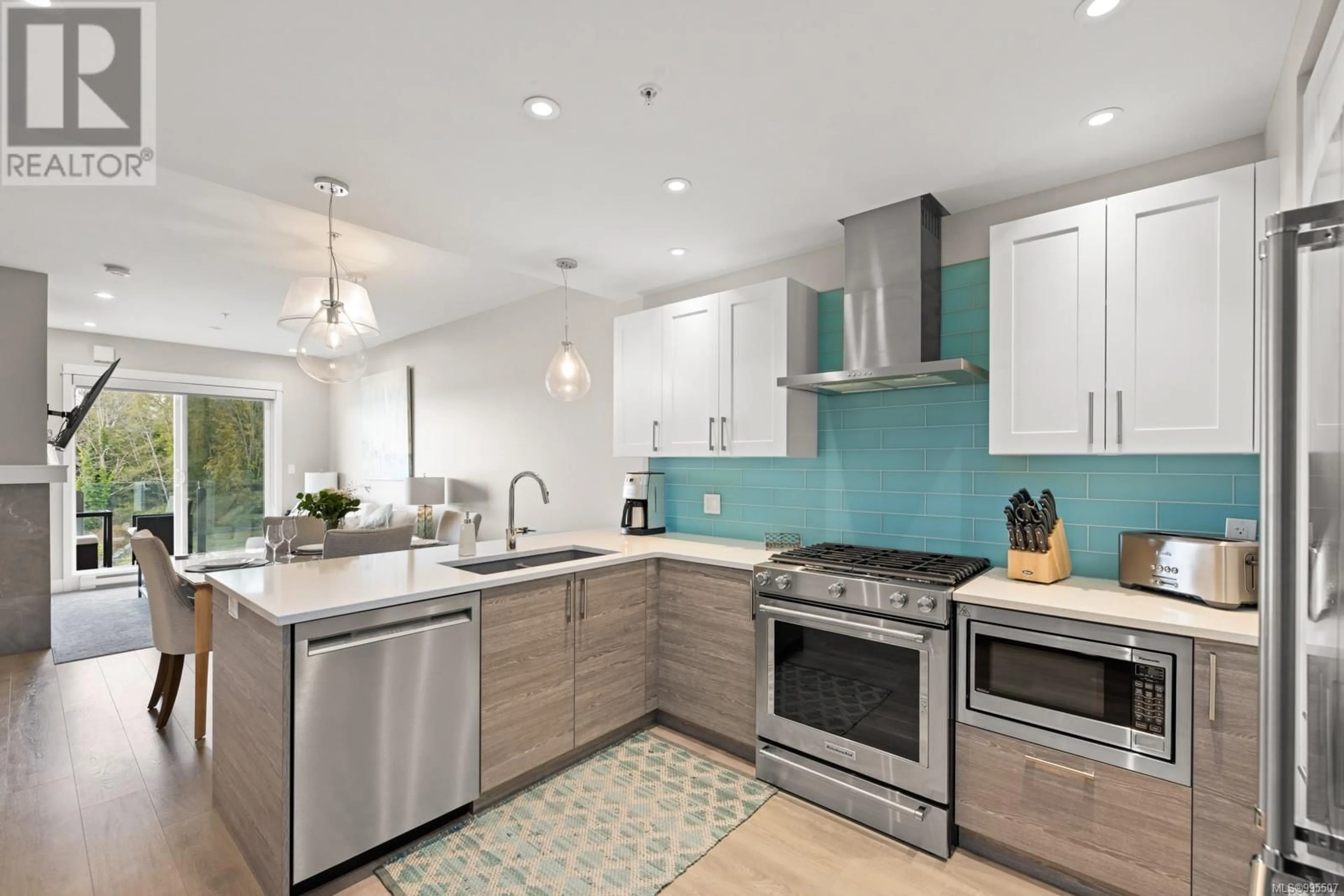 Contemporary kitchen, ceramic/tile floor for 308 - 1820 MAPLE AVENUE SOUTH, Sooke British Columbia V0S1N0