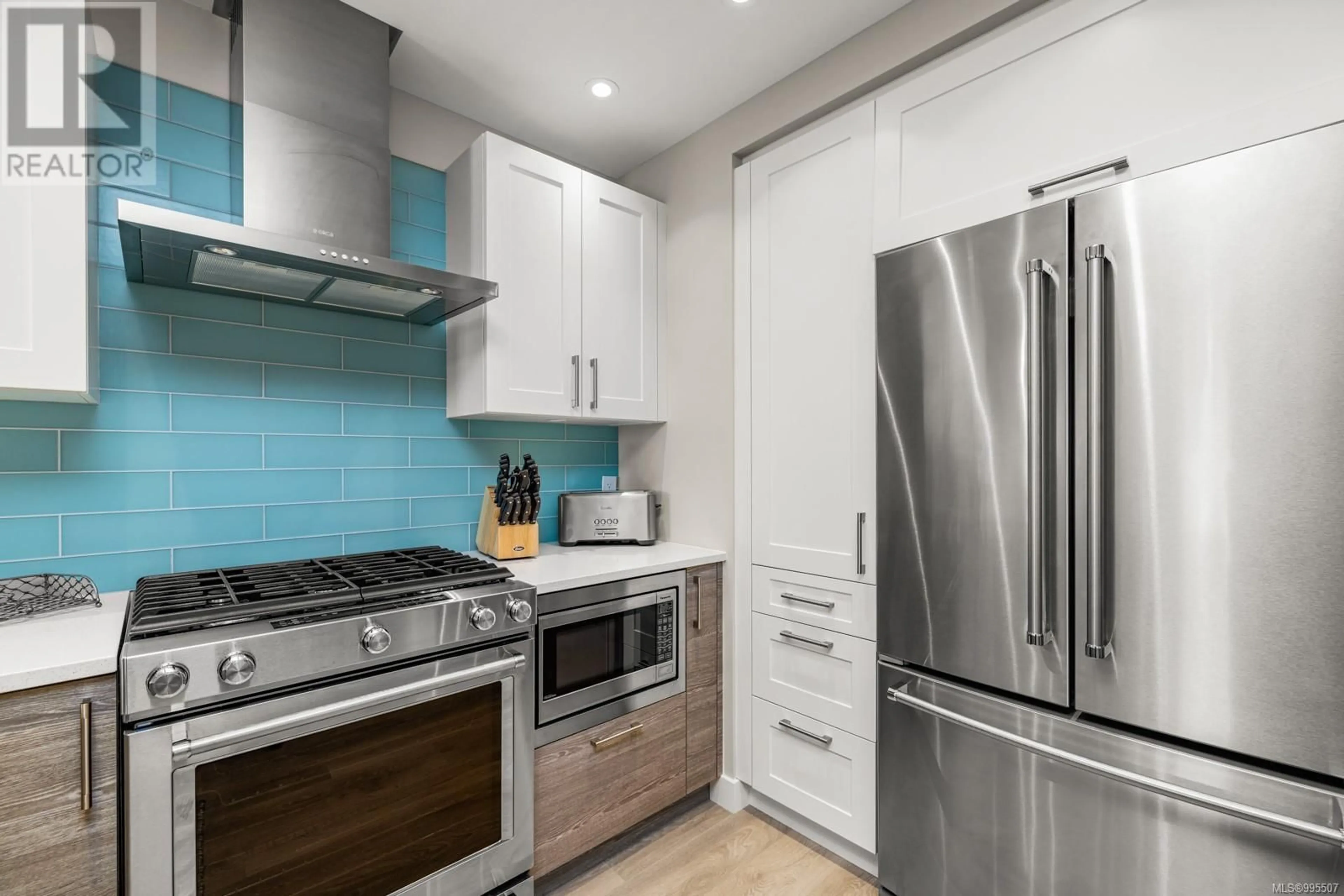 Contemporary kitchen, ceramic/tile floor for 308 - 1820 MAPLE AVENUE SOUTH, Sooke British Columbia V0S1N0