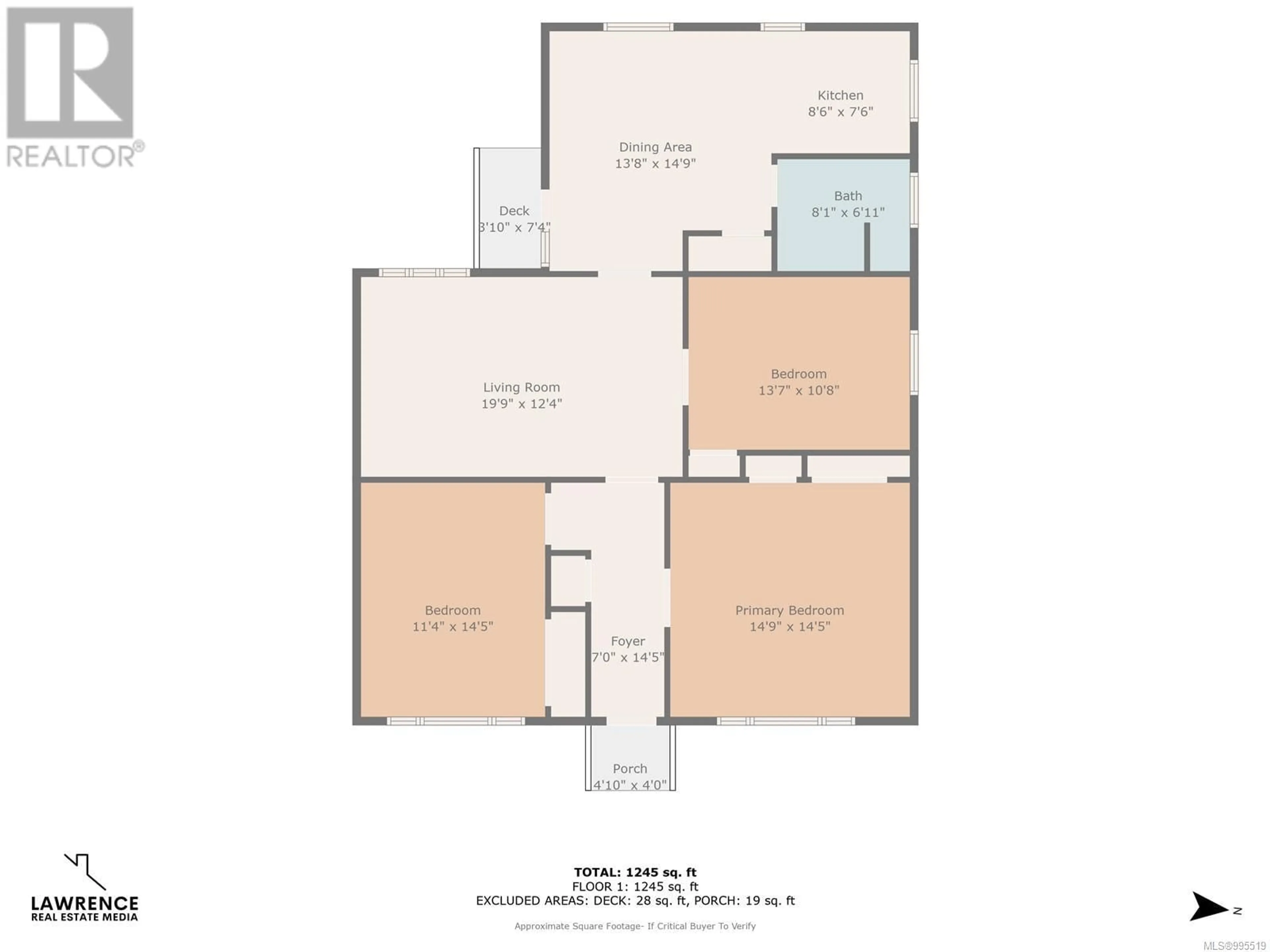 Floor plan for 818 RUSSELL STREET, Victoria British Columbia V9A3X7
