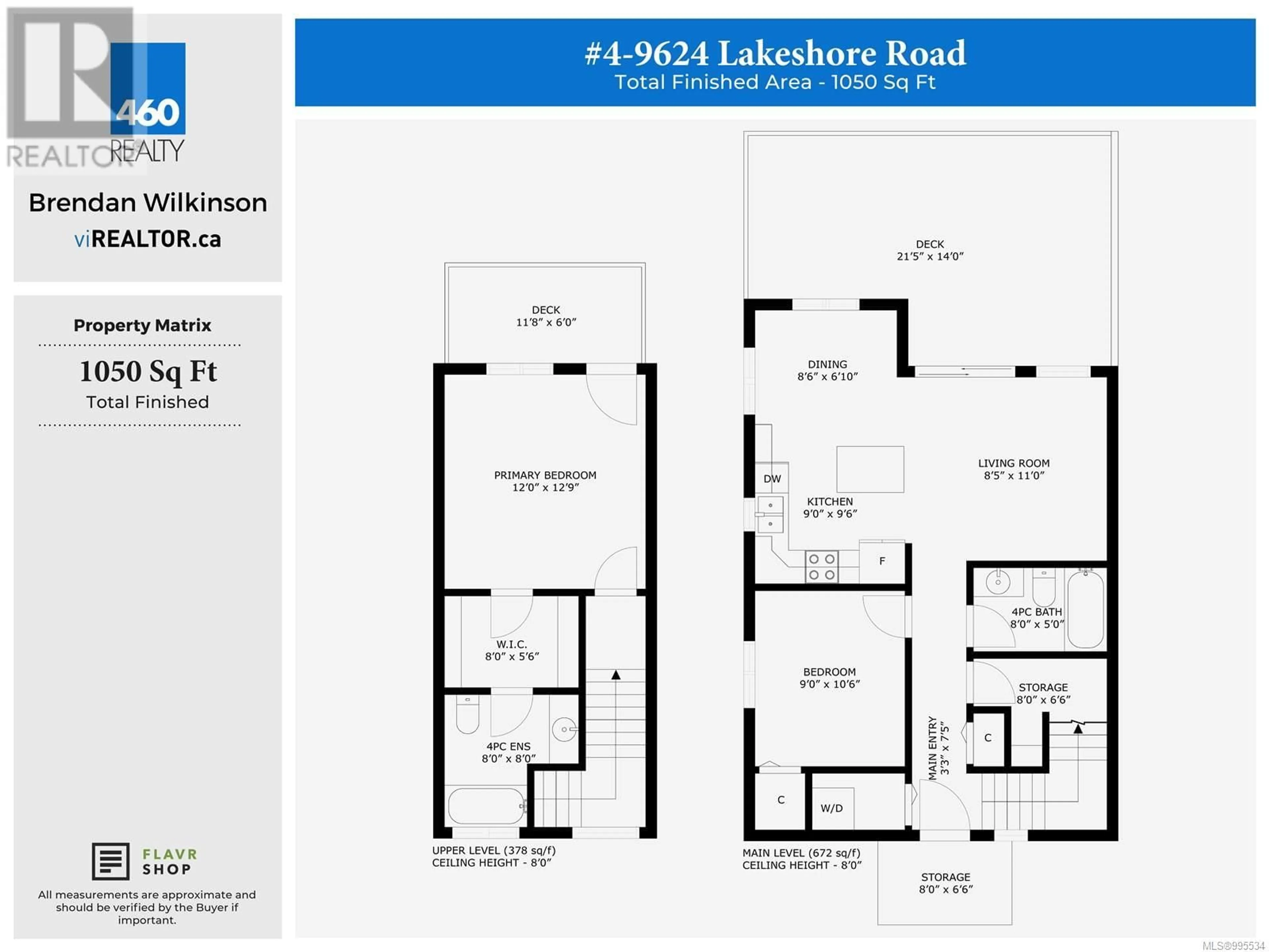 Floor plan for 4 - 9624 LAKESHORE ROAD, Port Alberni British Columbia V9Y8Z3