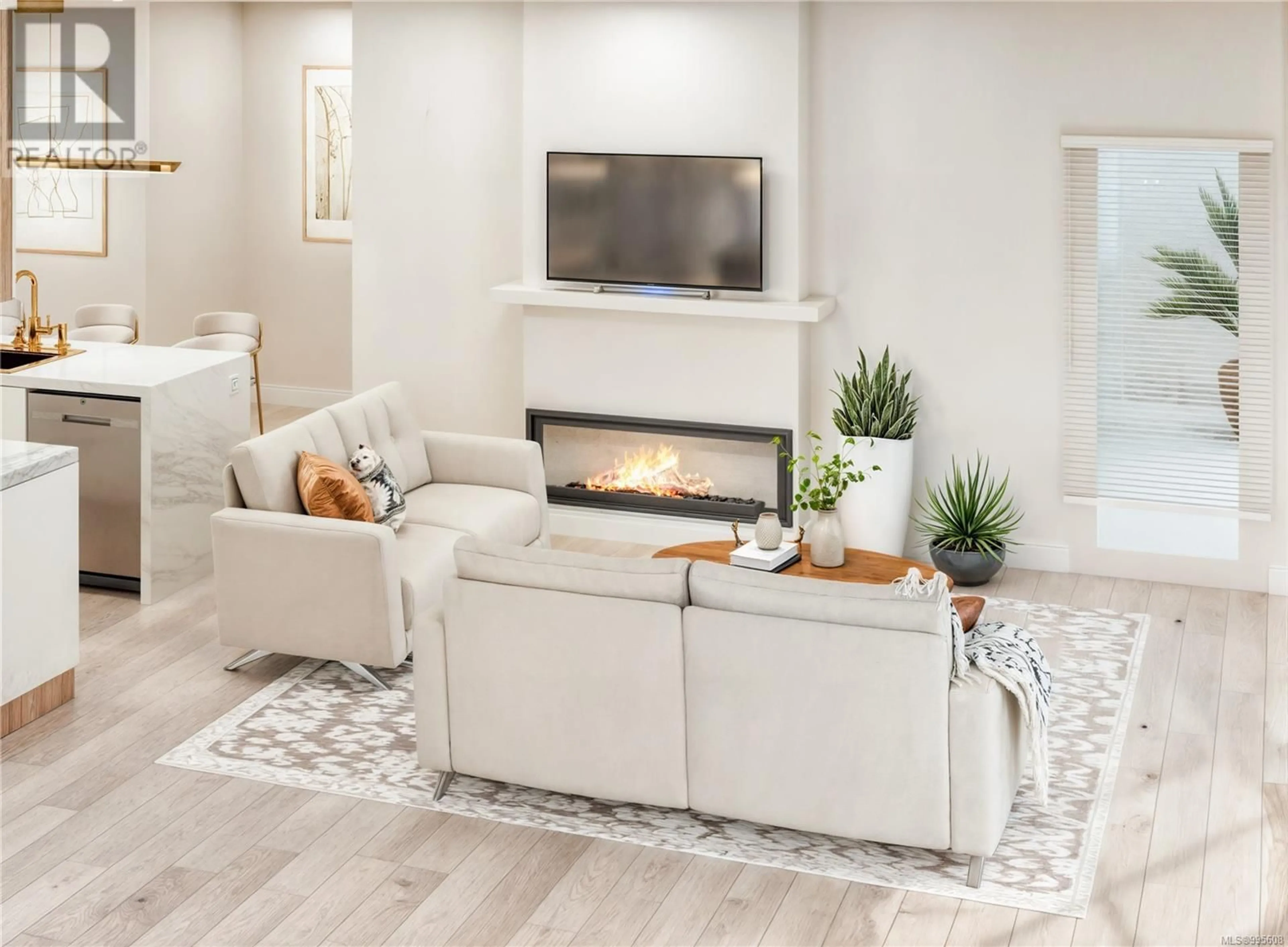 Living room with furniture, unknown for 407 - 7815 WALLACE DRIVE, Central Saanich British Columbia V8M2B1
