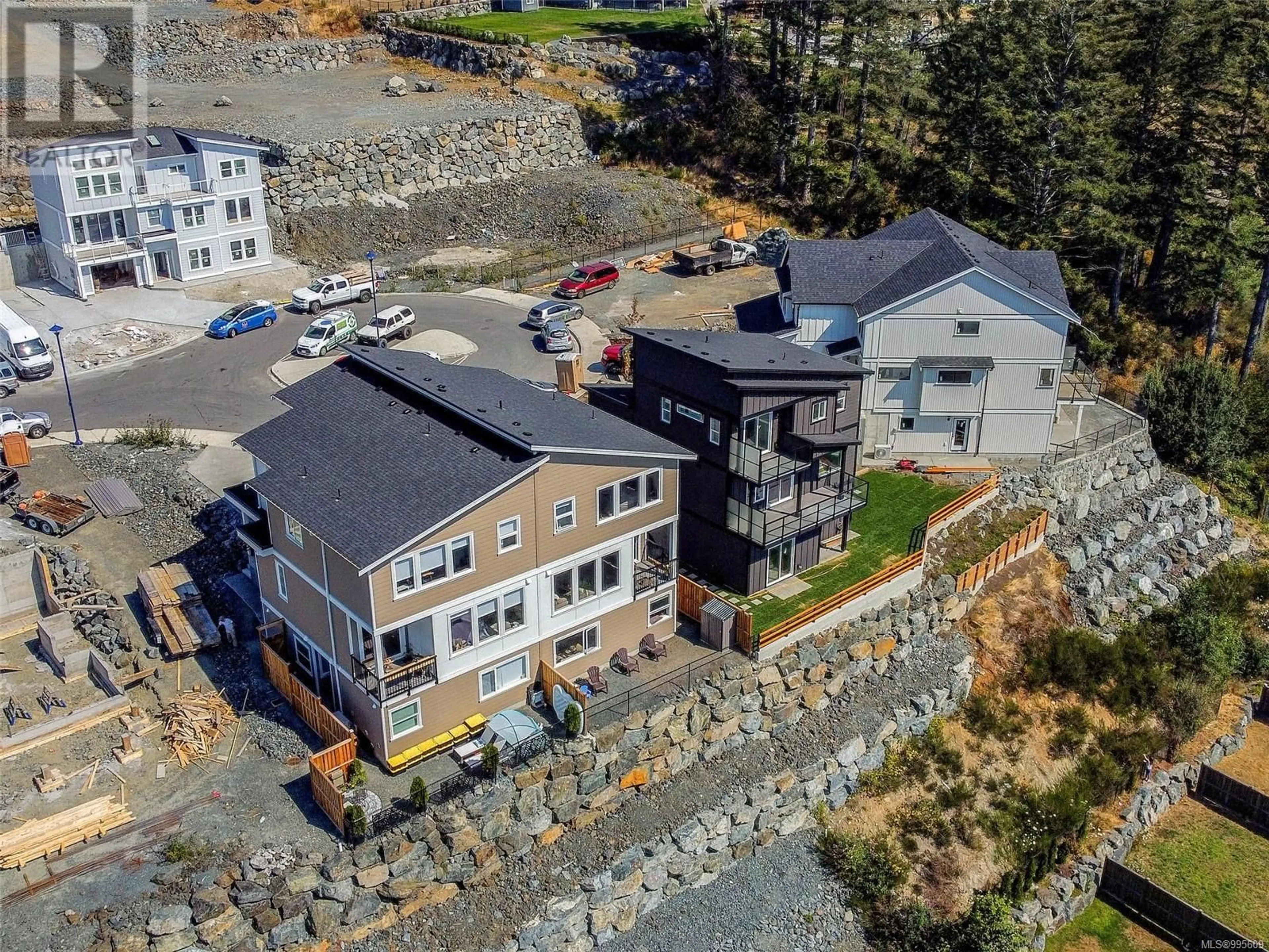 A pic from outside/outdoor area/front of a property/back of a property/a pic from drone, unknown for 2311 HUDSON TERRACE, Sooke British Columbia V9Z1R2