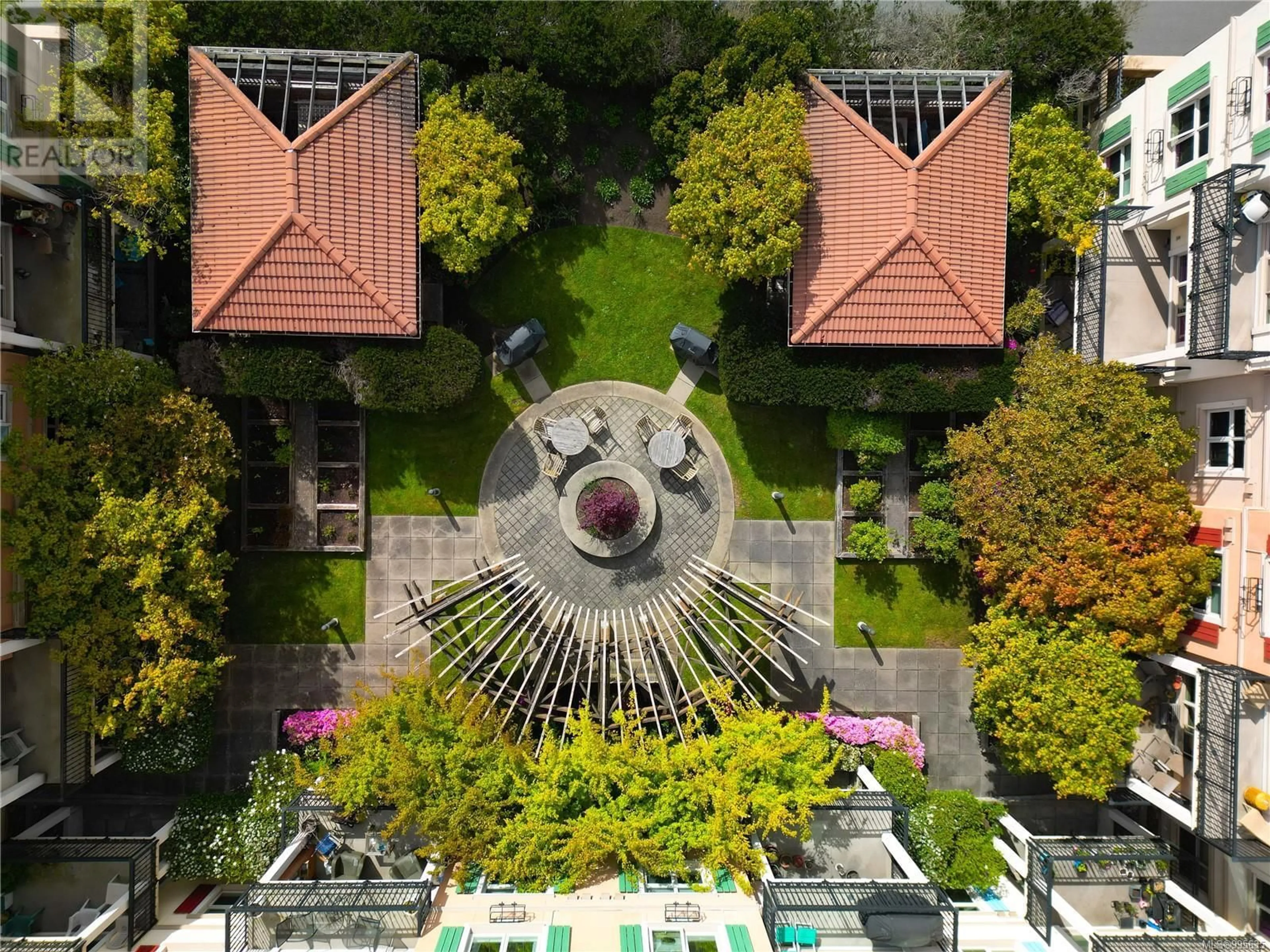 A pic from outside/outdoor area/front of a property/back of a property/a pic from drone, unknown for 407 - 1620 MCKENZIE AVENUE, Saanich British Columbia V8N0A1