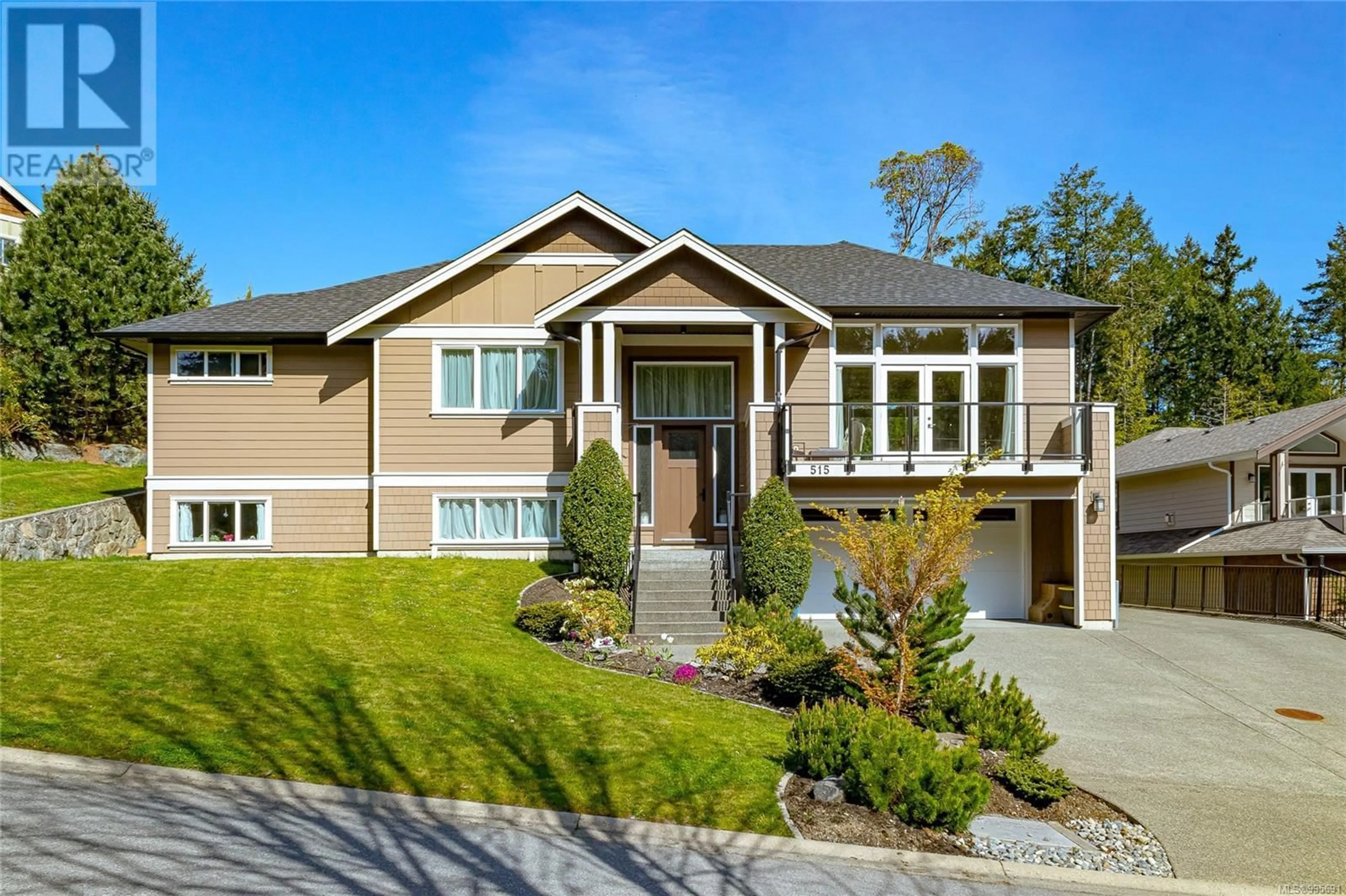 Home with vinyl exterior material, street for 515 BICKFORD WAY, Mill Bay British Columbia V0R2P0
