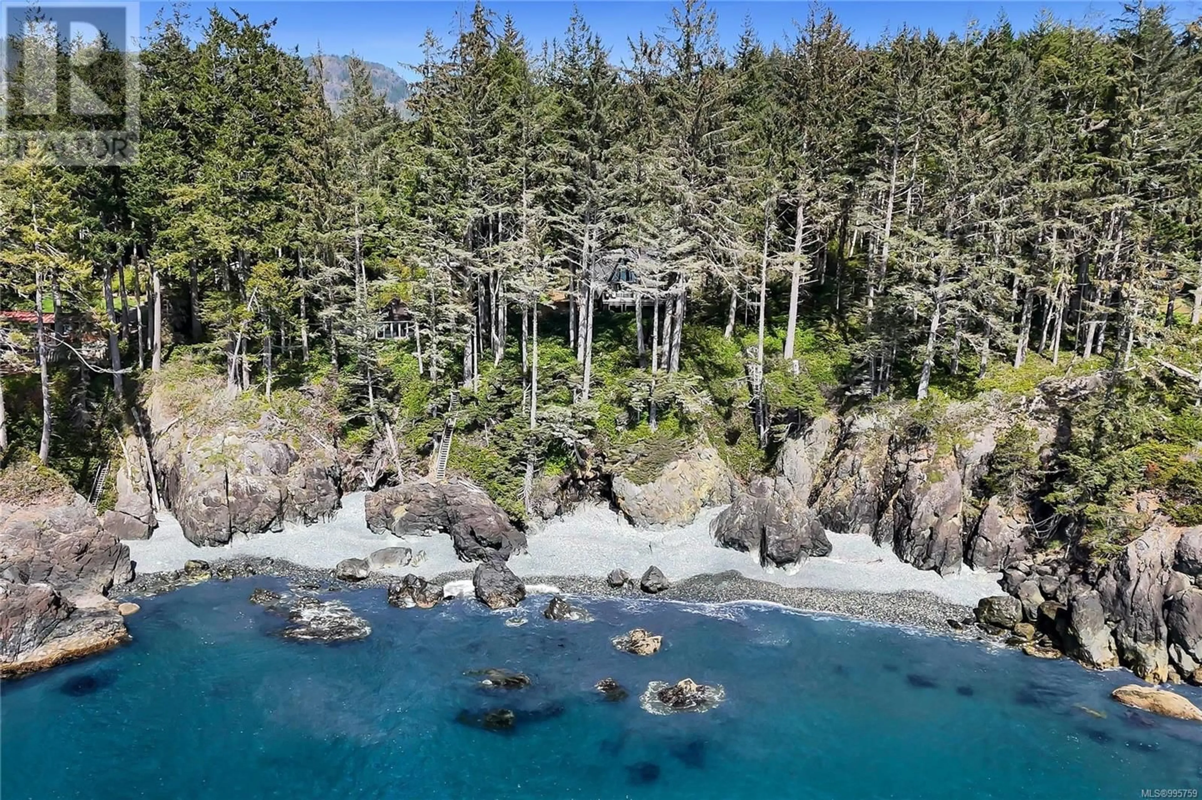 A pic from outside/outdoor area/front of a property/back of a property/a pic from drone, water/lake/river/ocean view for 2734 SEASIDE DRIVE, Sooke British Columbia V9Z1G7