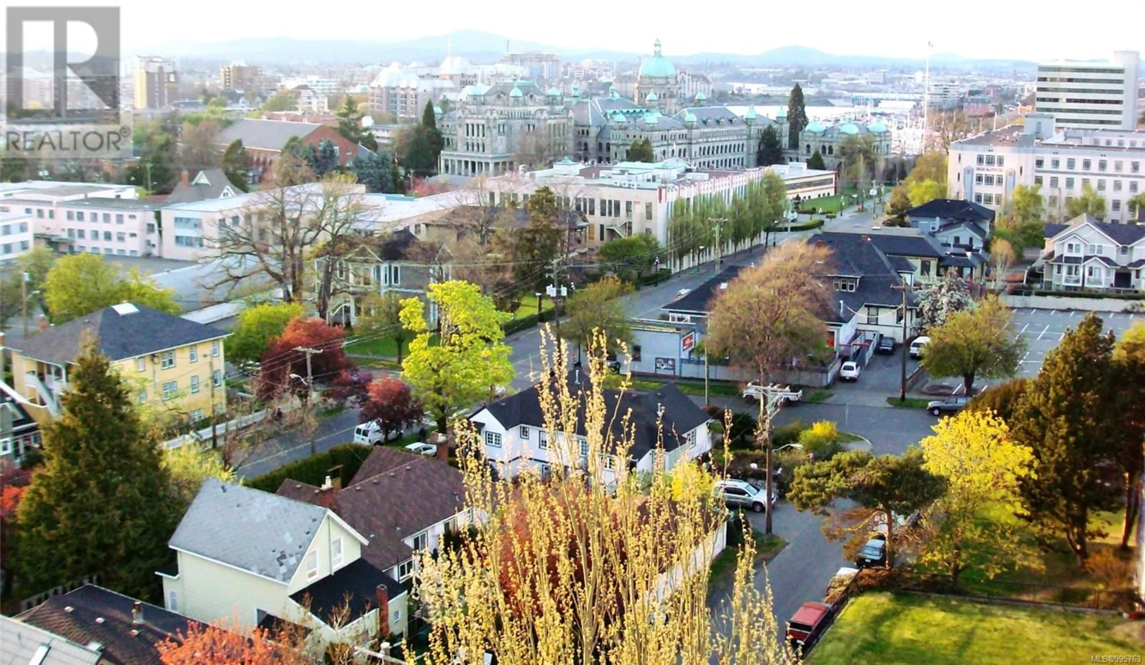 A pic from outside/outdoor area/front of a property/back of a property/a pic from drone, city buildings view from balcony for 1104 - 620 TORONTO STREET SOUTH, Victoria British Columbia V8V1P7