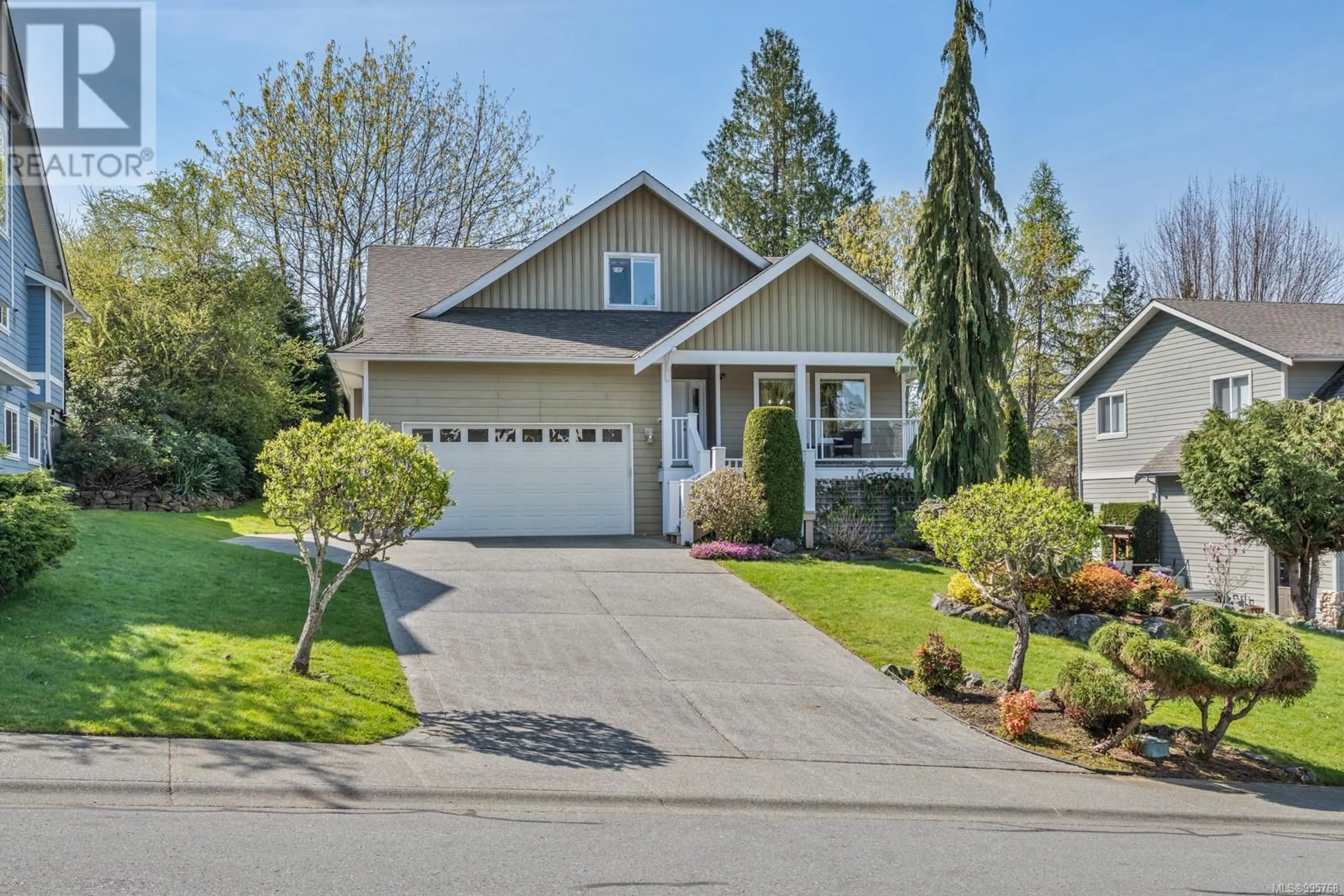 Home with vinyl exterior material, street for 1864 STERLING RIDGE PLACE, Duncan British Columbia V9L5N2