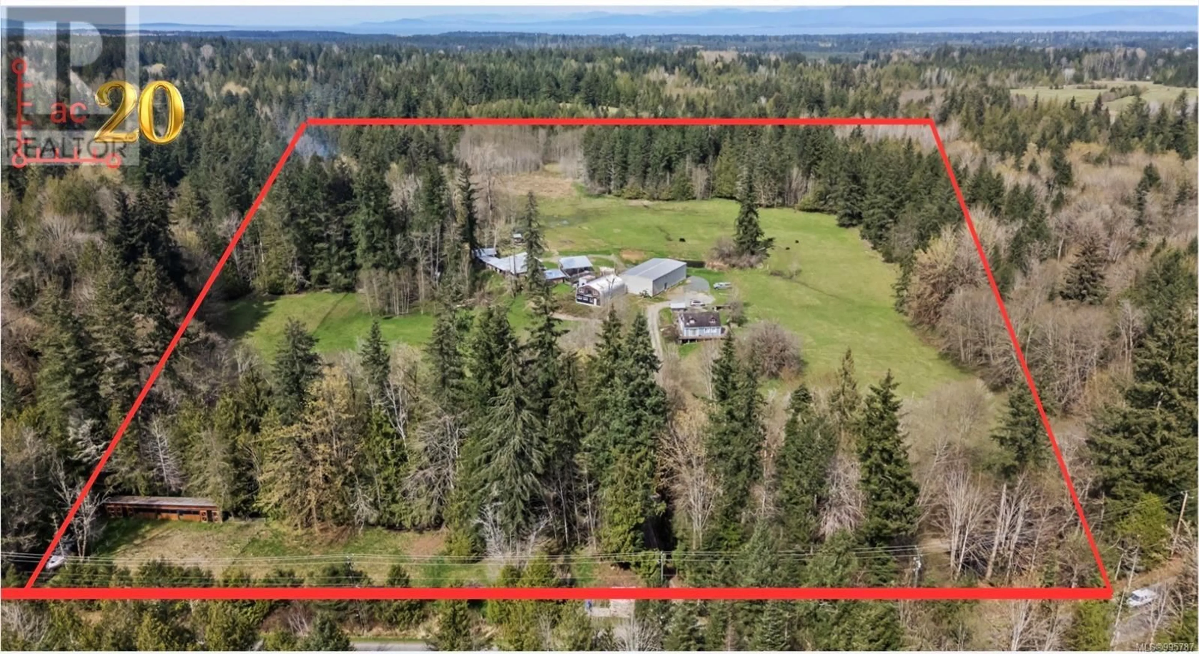 A pic from outside/outdoor area/front of a property/back of a property/a pic from drone, forest/trees view for 2601 GRAFTON AVENUE, Coombs British Columbia V9K1Y1
