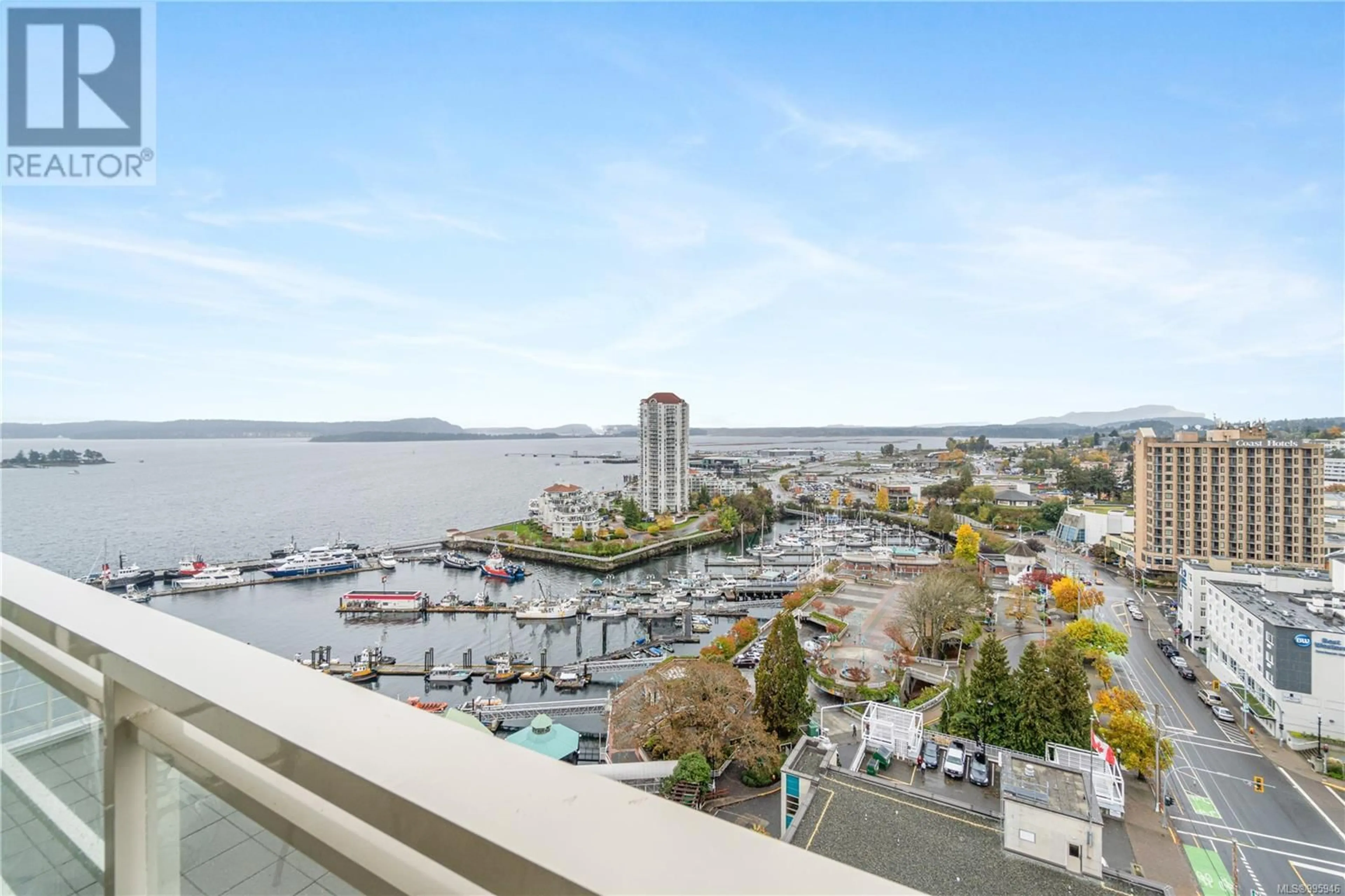 Patio, water/lake/river/ocean view for 1302 - 38 FRONT STREET, Nanaimo British Columbia V9R0B8