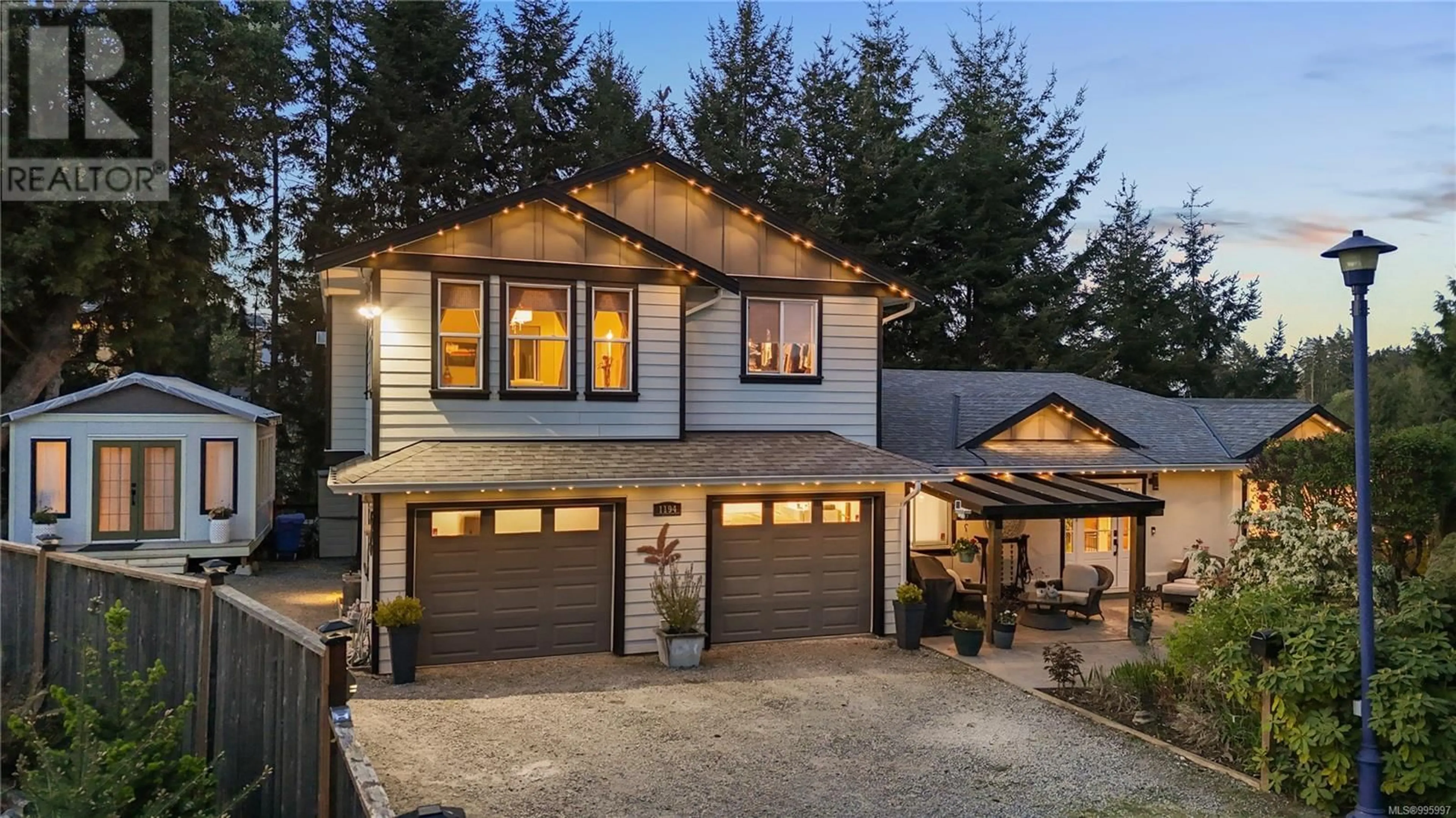 Home with vinyl exterior material, street for 1194 KATHLYNN LANE, Langford British Columbia V9B5Z5