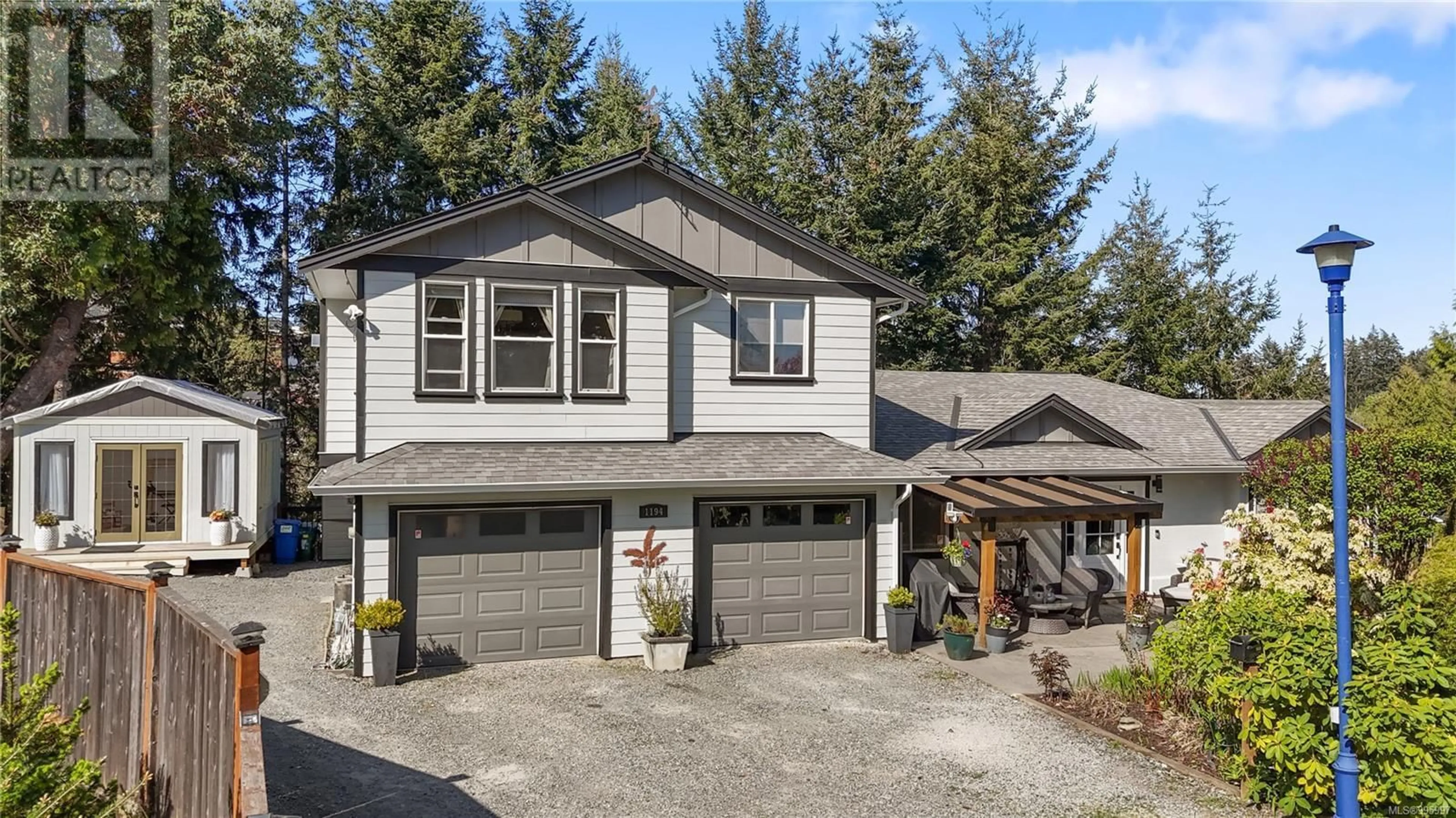 Home with vinyl exterior material, street for 1194 KATHLYNN LANE, Langford British Columbia V9B5Z5