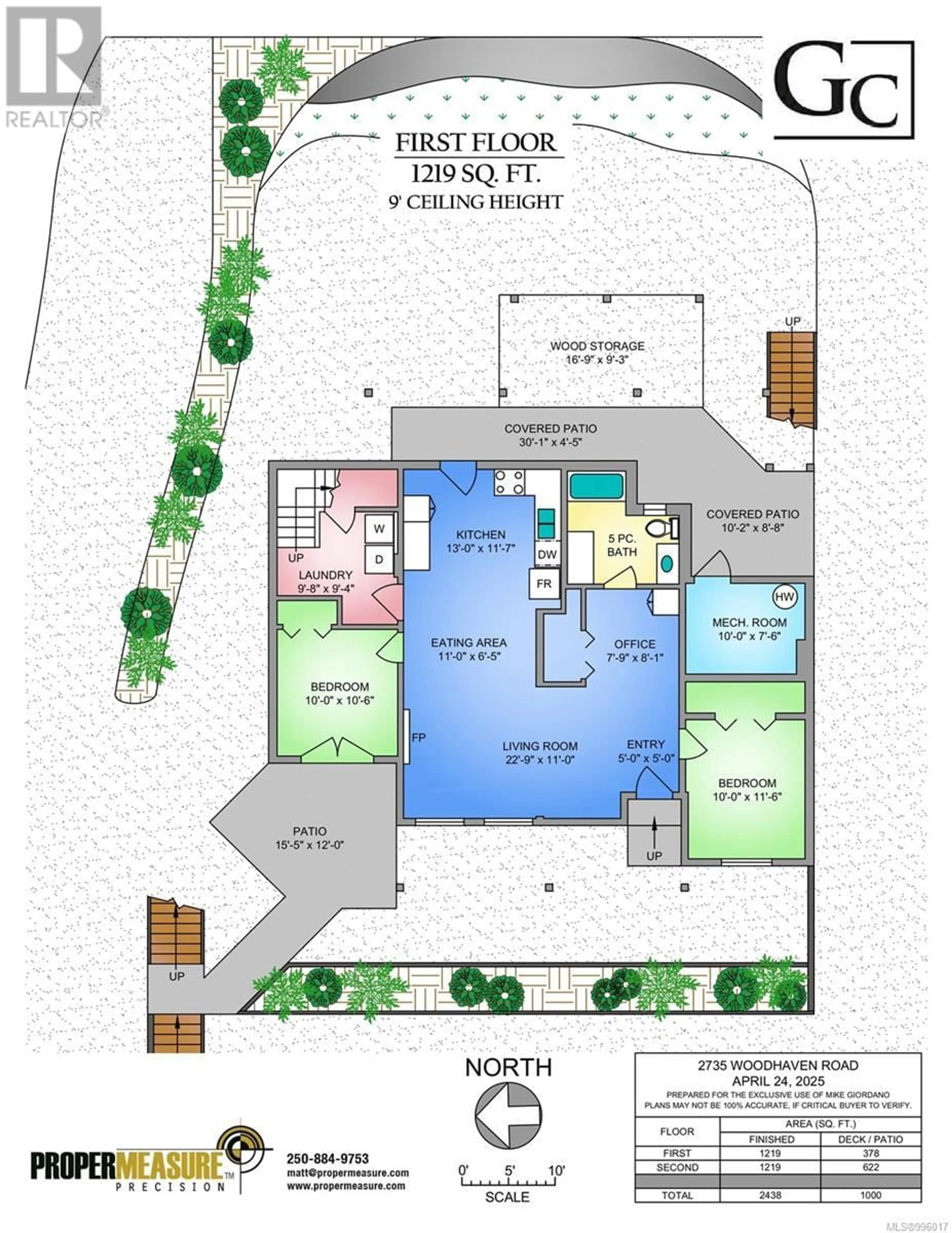 Floor plan for 2735 WOODHAVEN ROAD, Sooke British Columbia V9Z1G6