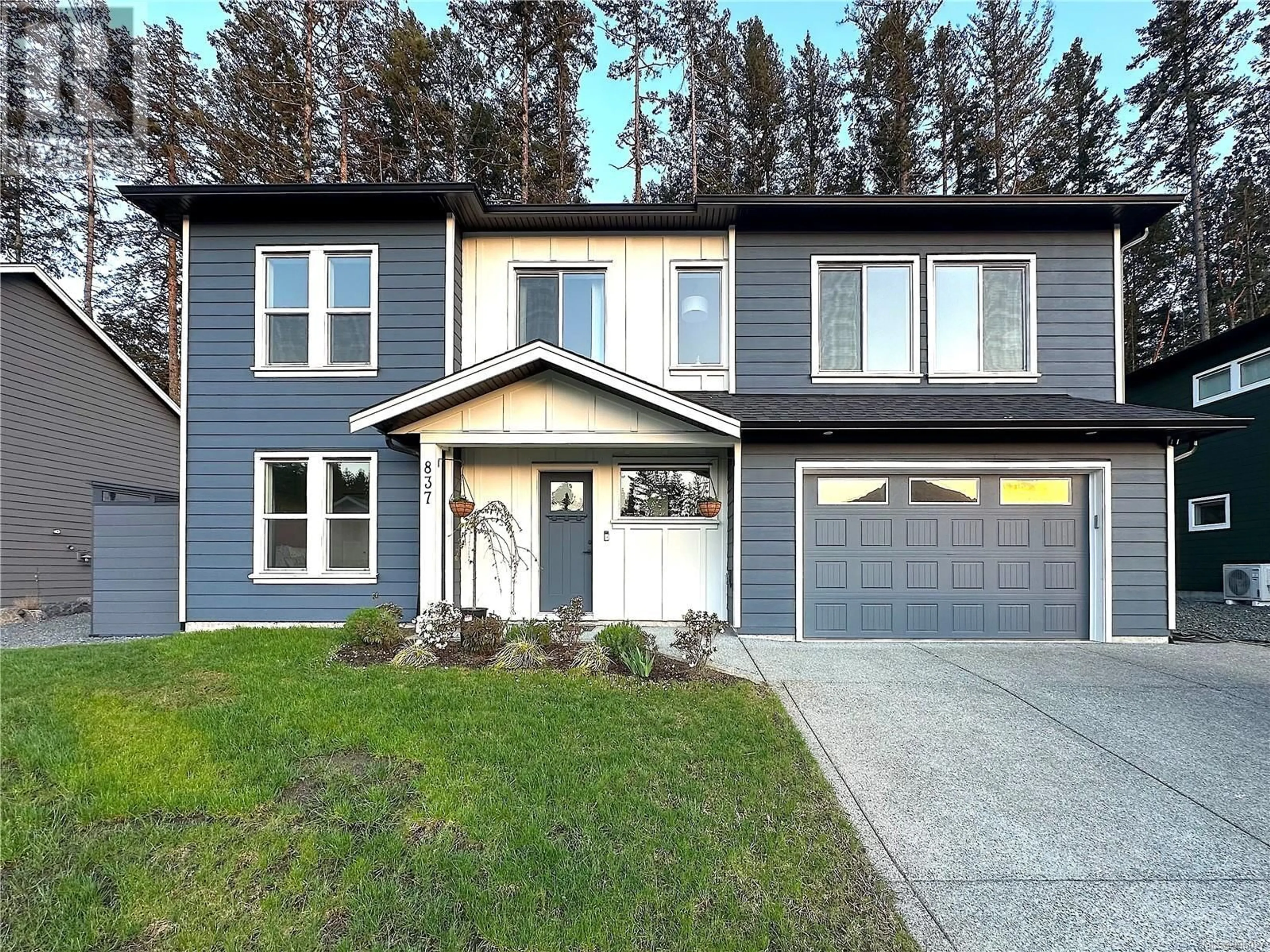 Home with vinyl exterior material, street for 837 TOMACK LOOP, Langford British Columbia V9C3X3