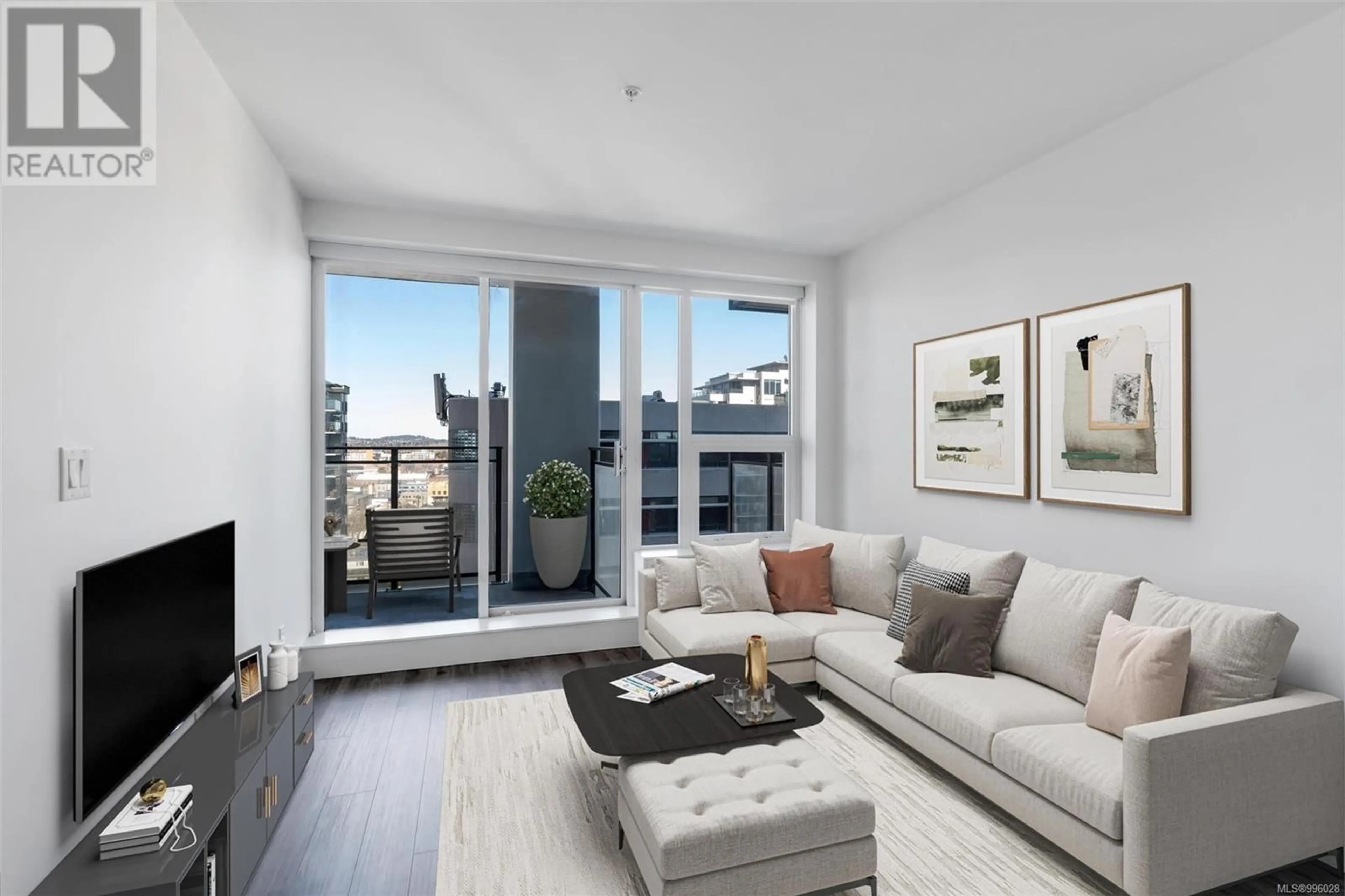 Living room with furniture, unknown for 1204 - 777 HERALD STREET, Victoria British Columbia V8T0C7