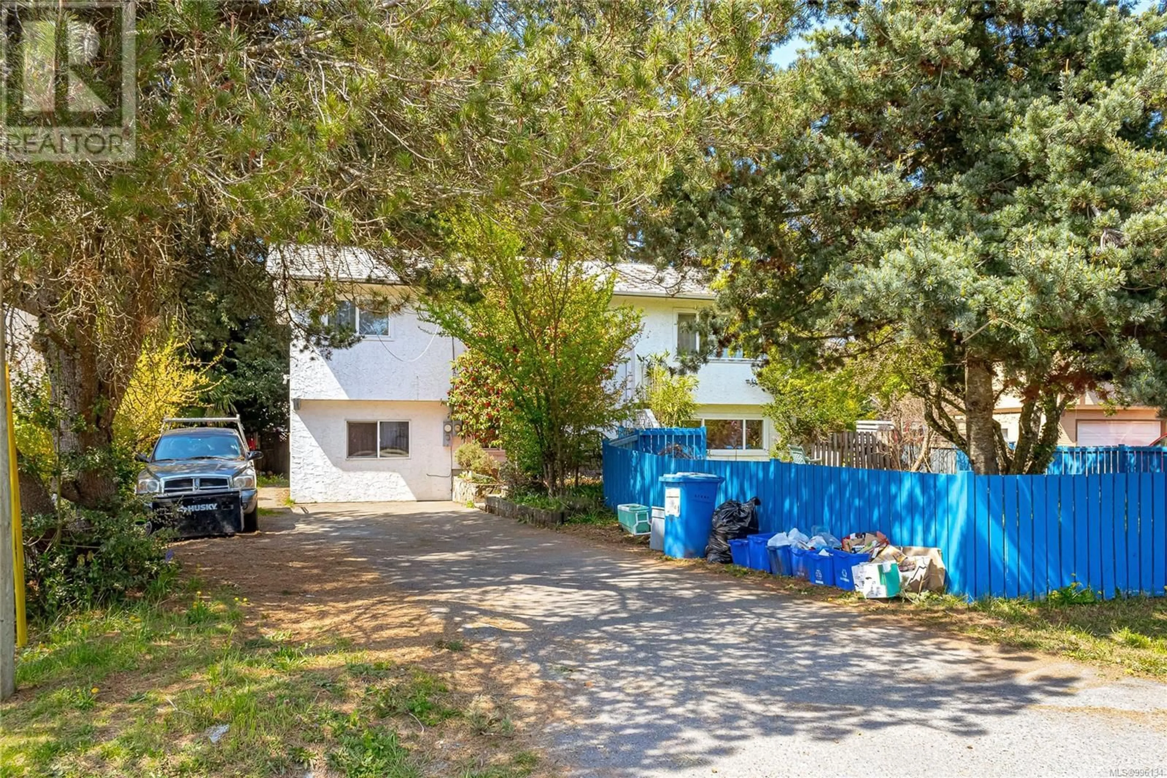 A pic from outside/outdoor area/front of a property/back of a property/a pic from drone, street for 2720 RAINVILLE ROAD, Langford British Columbia V9B3N3