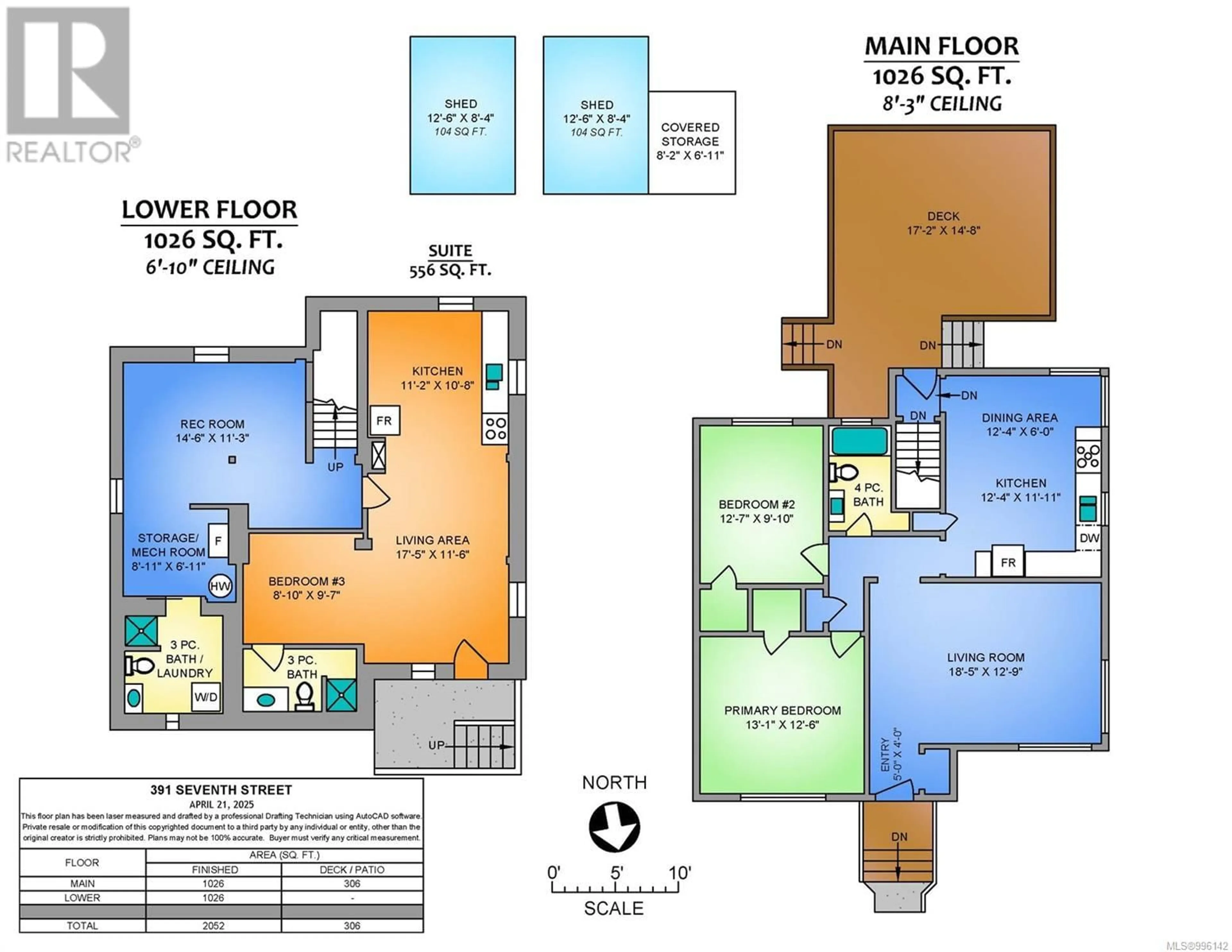 Floor plan for 391 SEVENTH STREET, Nanaimo British Columbia V9R1E3