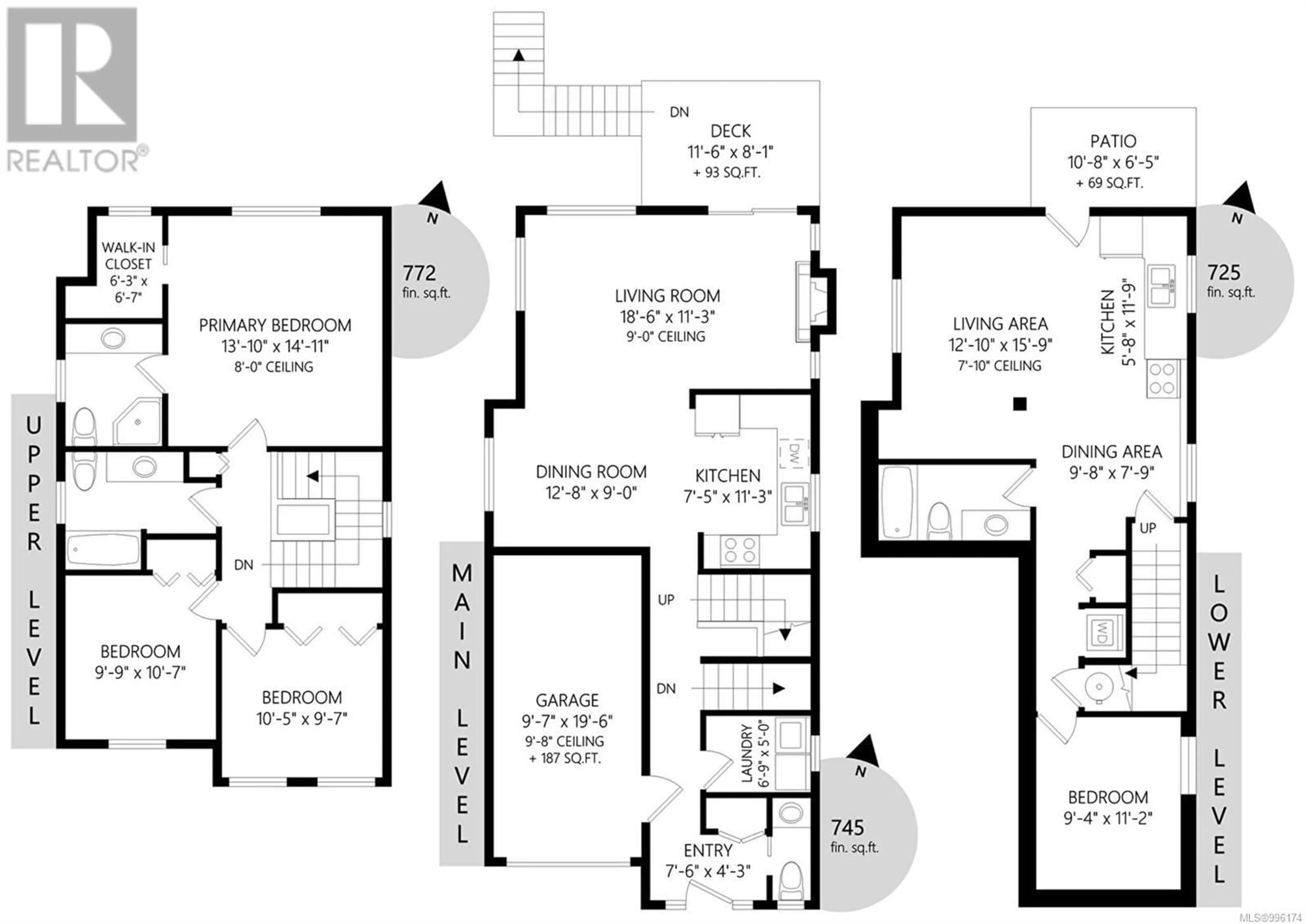 Floor plan for 952 WALFRED ROAD, Langford British Columbia V9C2P4