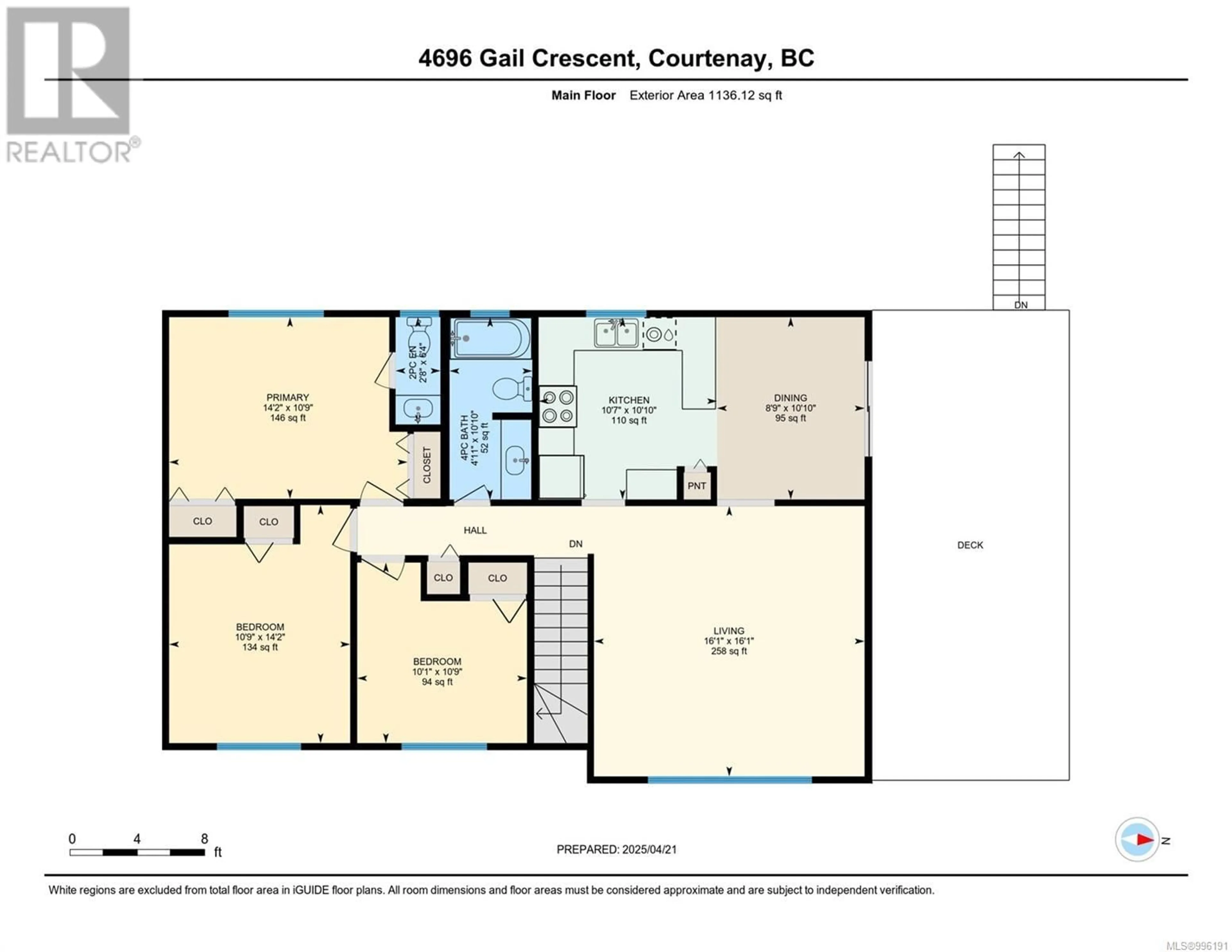 Floor plan for 4696 GAIL CRESCENT, Courtenay British Columbia V9N5Y3