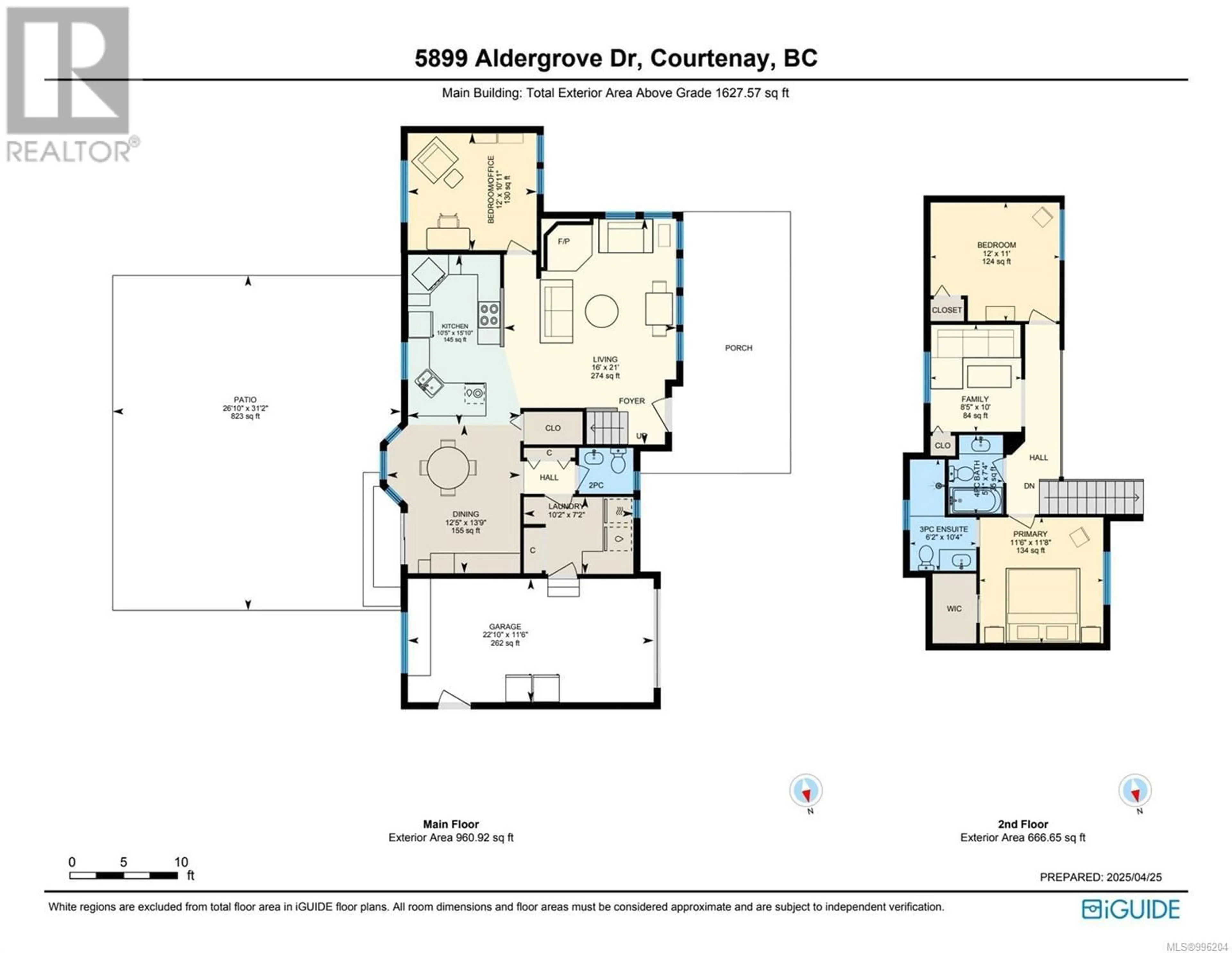 Floor plan for 5899 ALDERGROVE DRIVE, Courtenay British Columbia V9N1W2