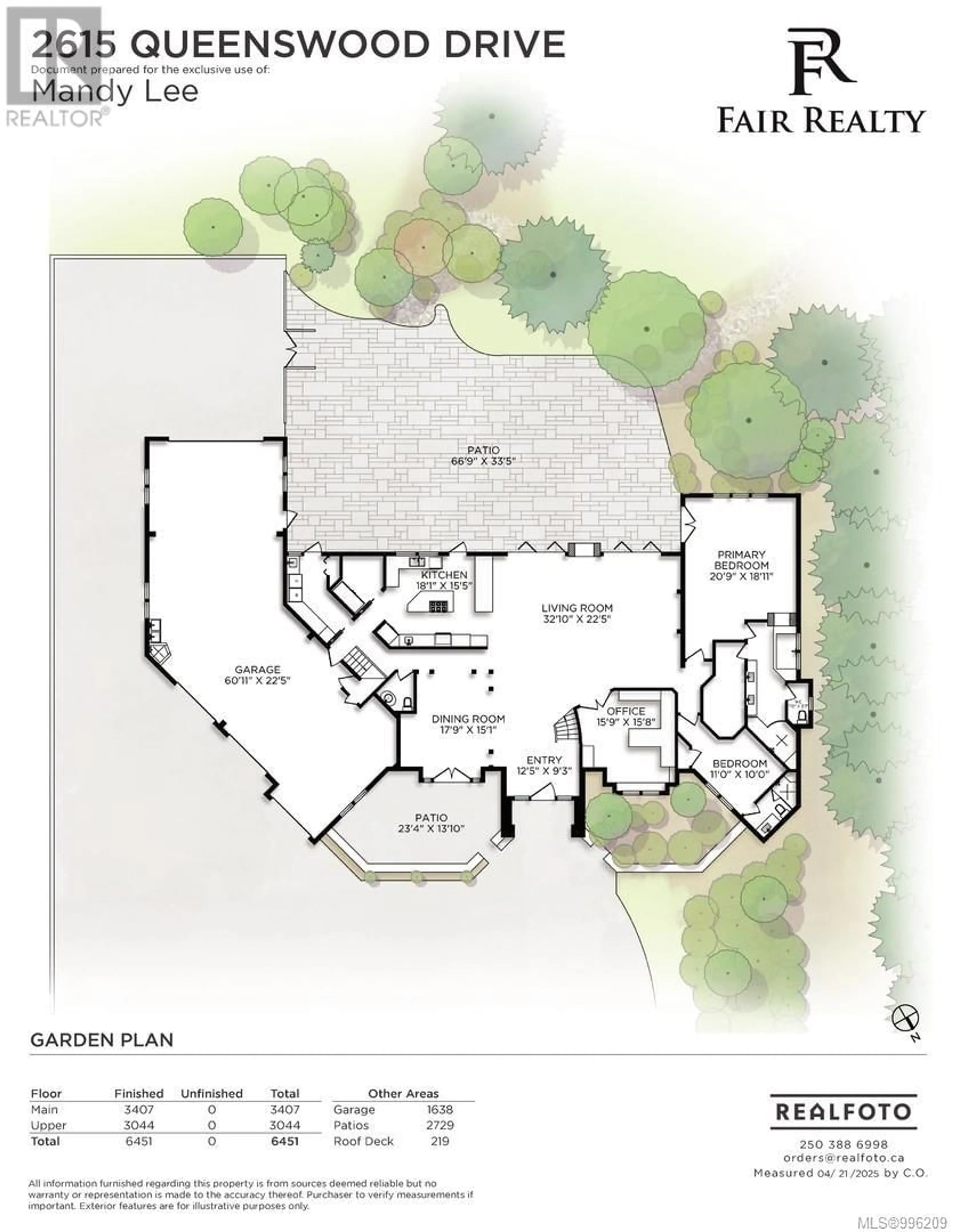 Floor plan for 2615 QUEENSWOOD DRIVE, Saanich British Columbia V8N1X6