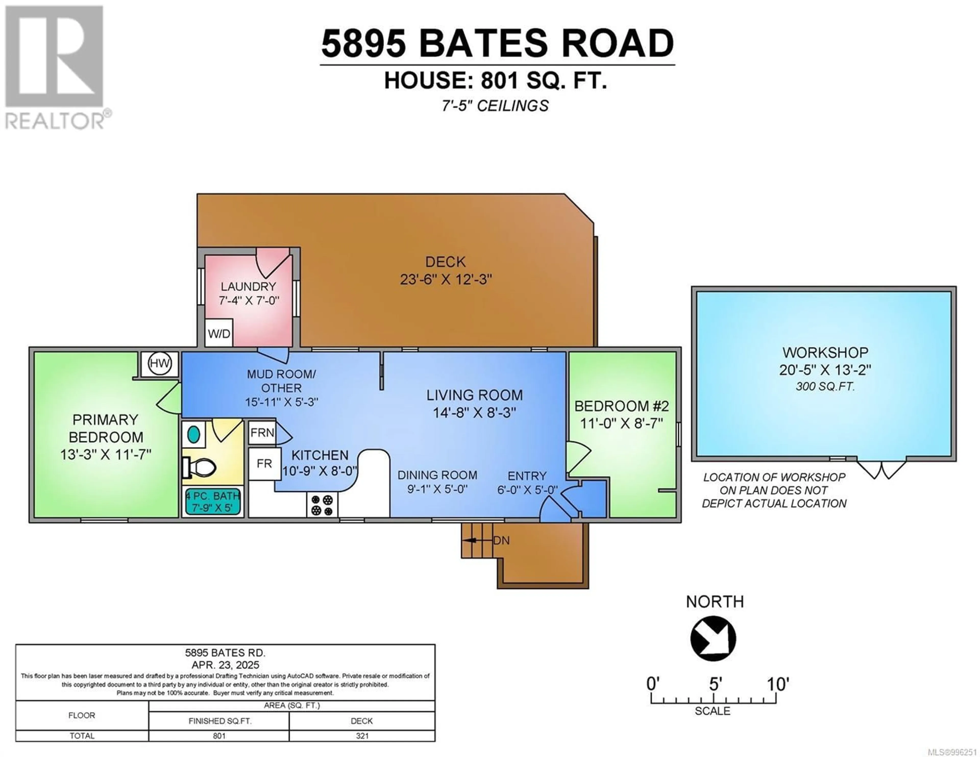 Floor plan for 5895 BATES ROAD, Courtenay British Columbia V9J1W6