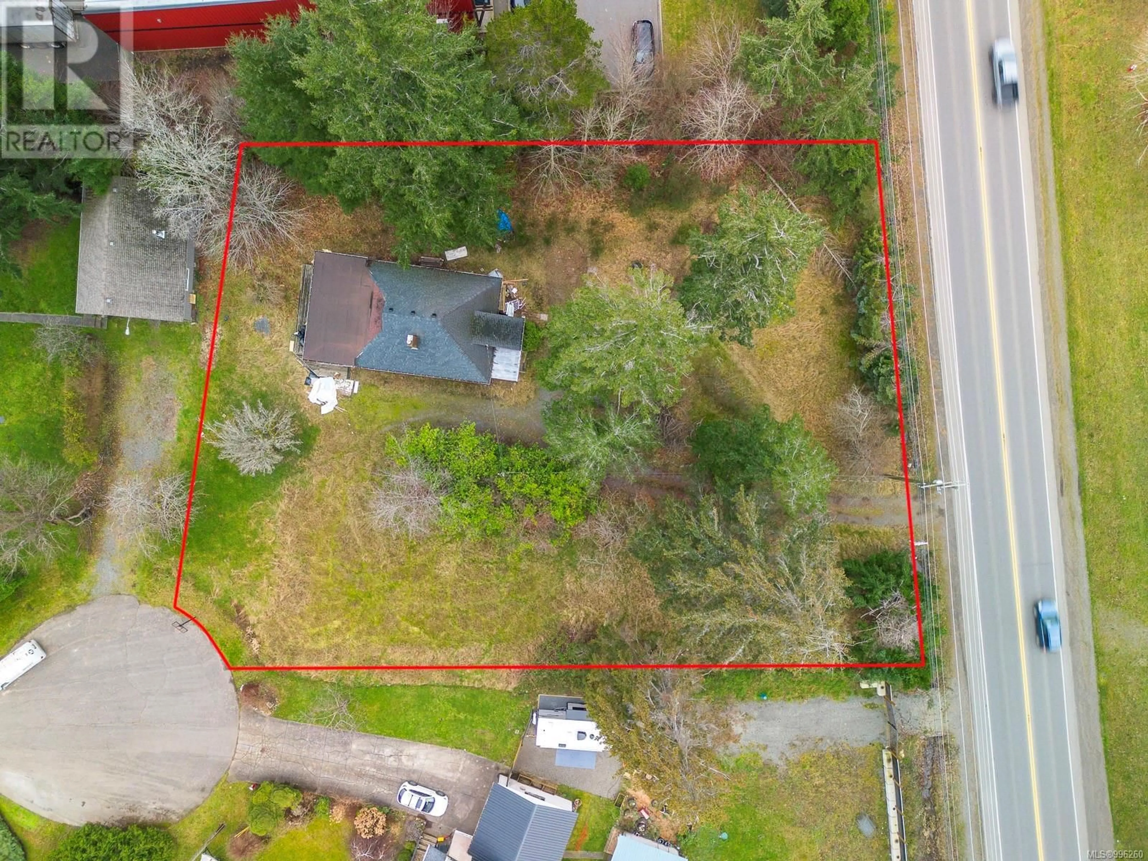 A pic from outside/outdoor area/front of a property/back of a property/a pic from drone, street for 1625 RYAN ROAD EAST, Comox British Columbia V9M4C6