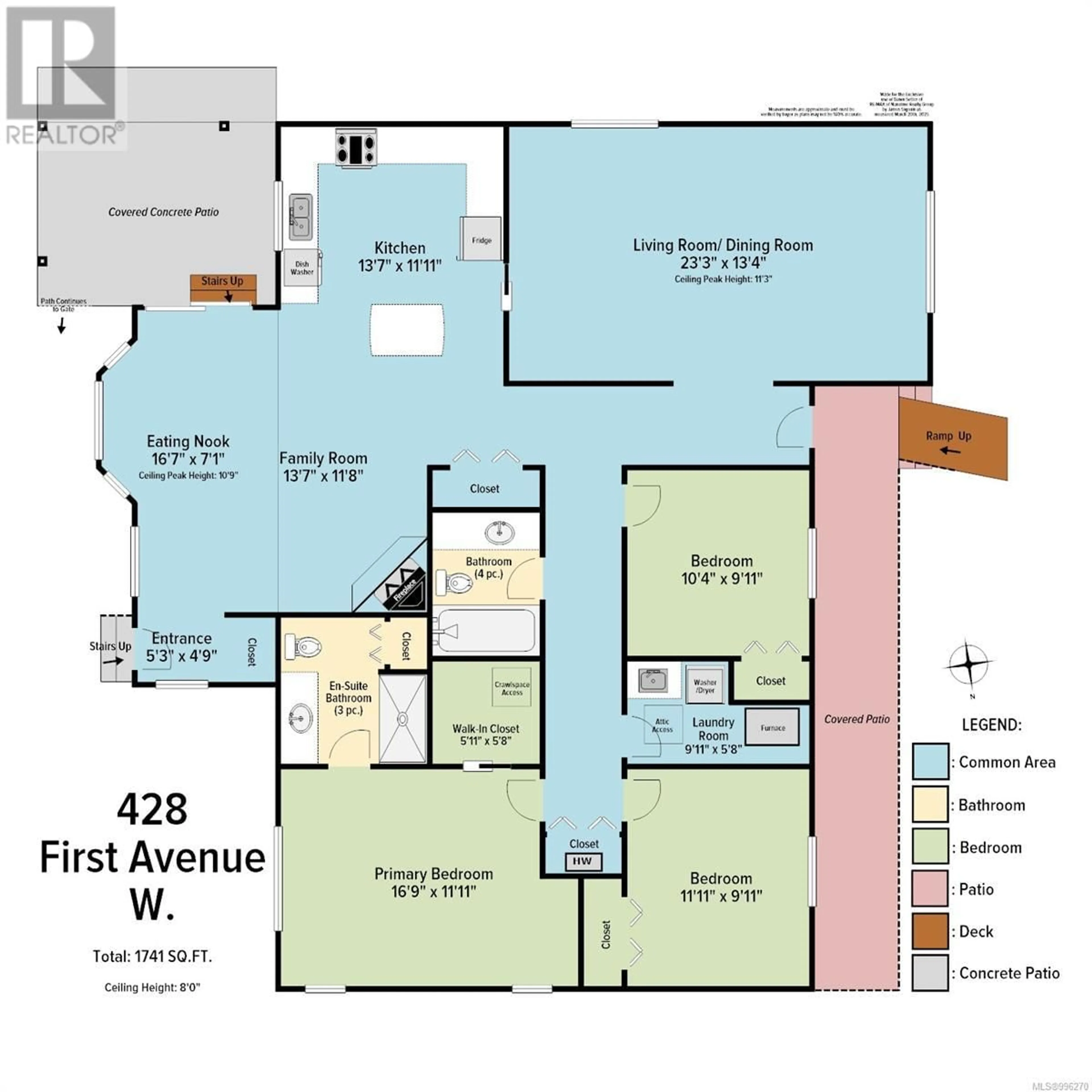 Floor plan for 428 FIRST AVENUE WEST, Qualicum Beach British Columbia V9K1J8