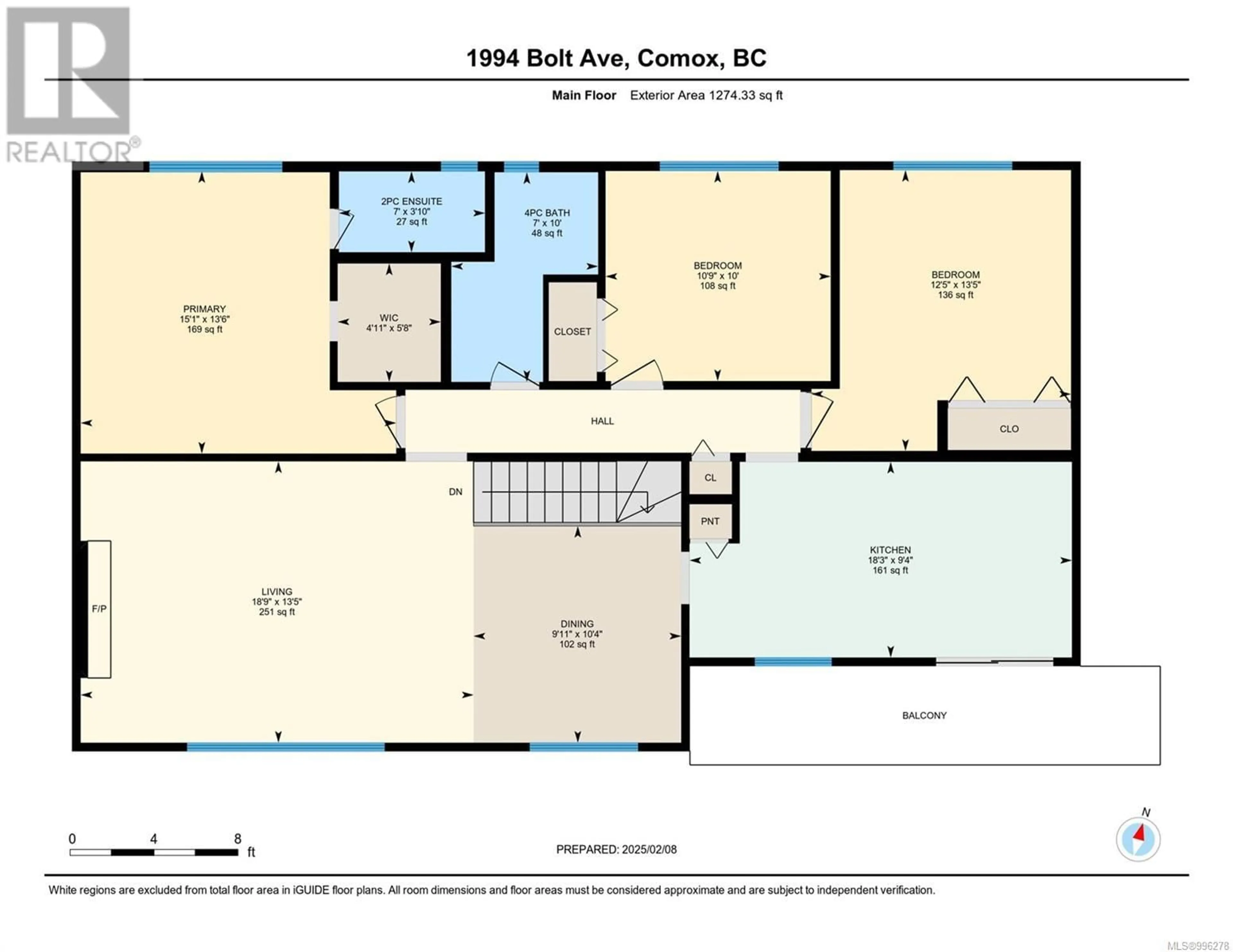 Floor plan for 1994 BOLT AVENUE, Comox British Columbia V9M2J4