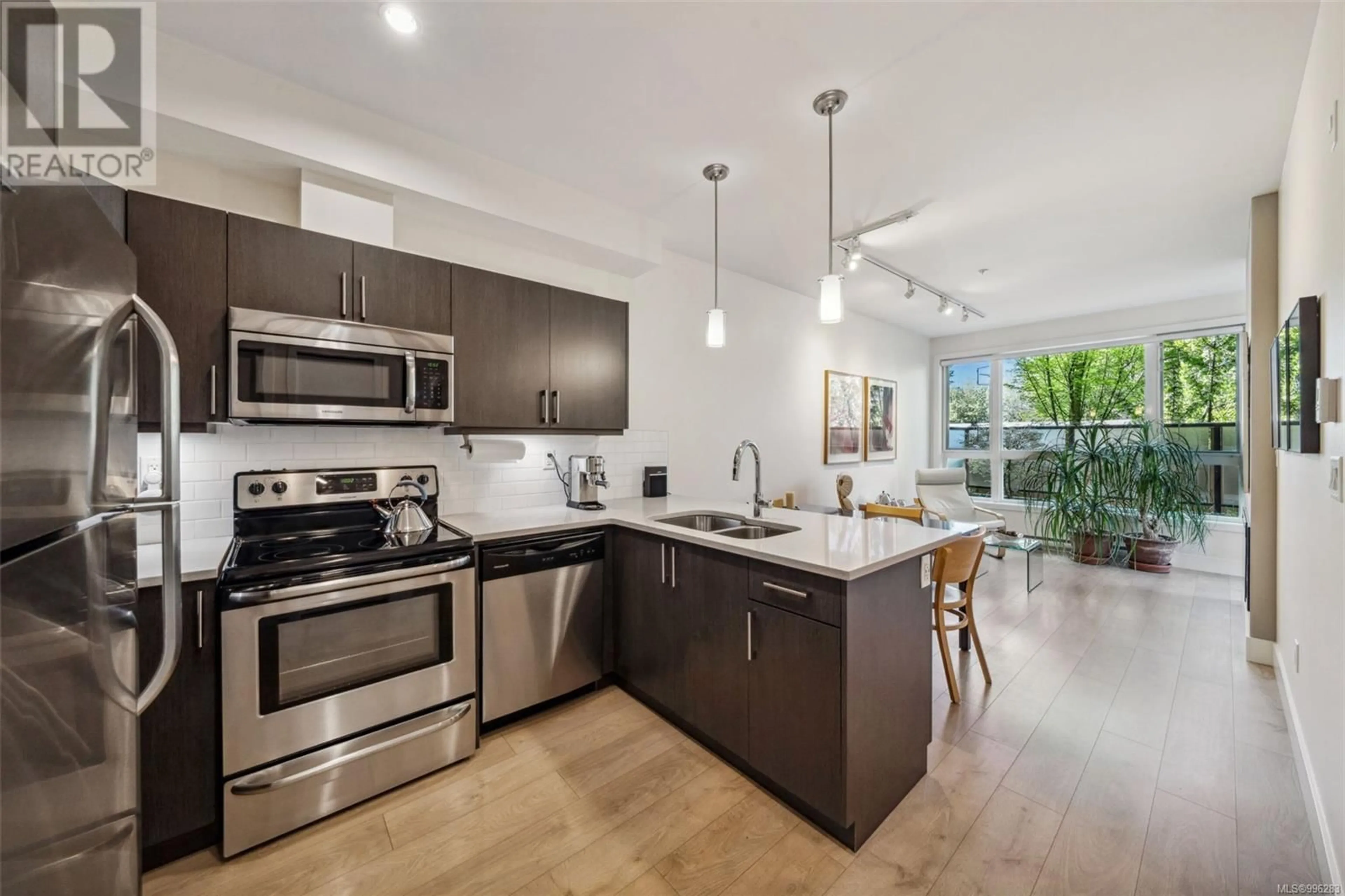 Open concept kitchen, unknown for 105 - 317 BURNSIDE ROAD EAST, Victoria British Columbia V9A1A6