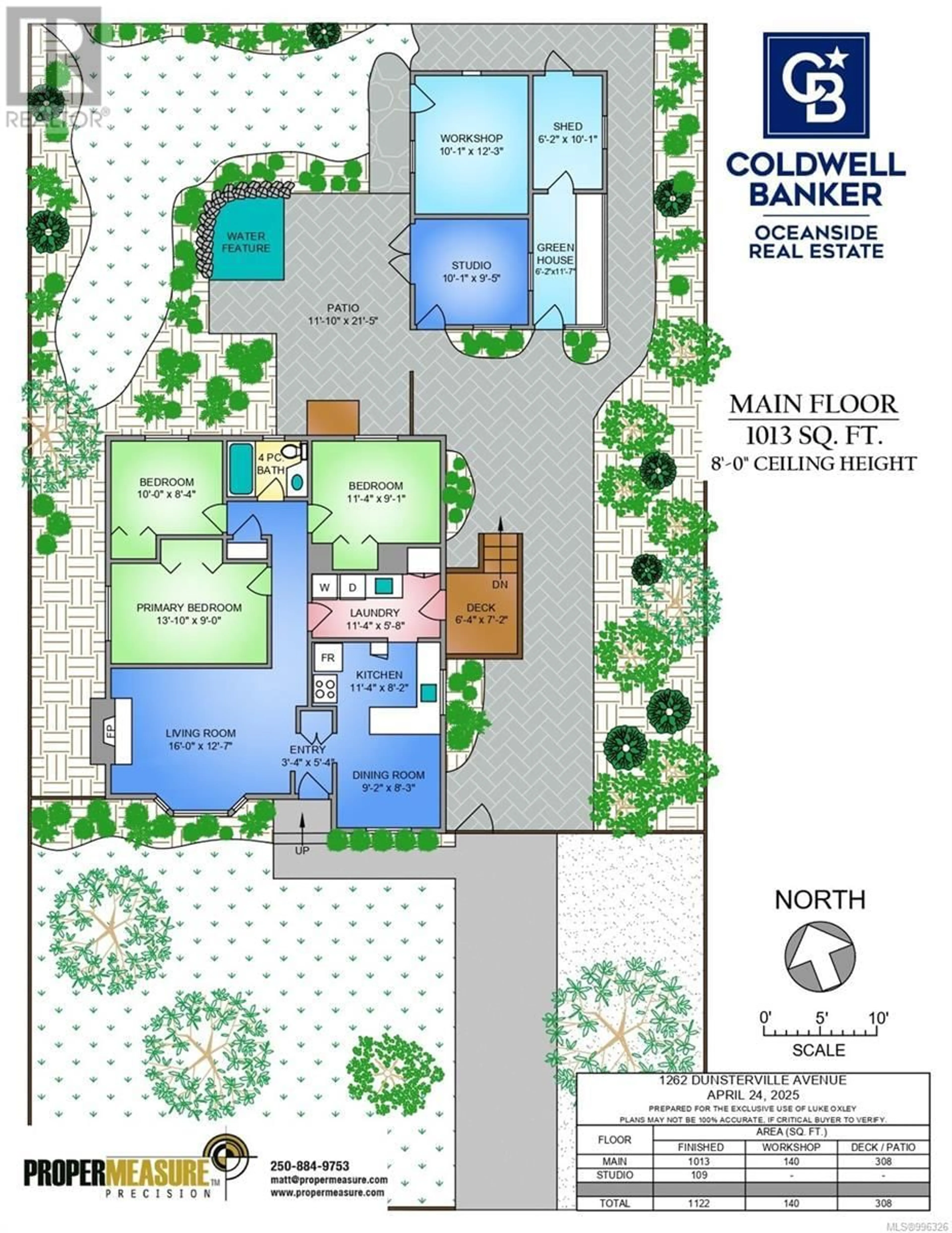 Floor plan for 1262 DUNSTERVILLE AVENUE, Saanich British Columbia V8Z2W8