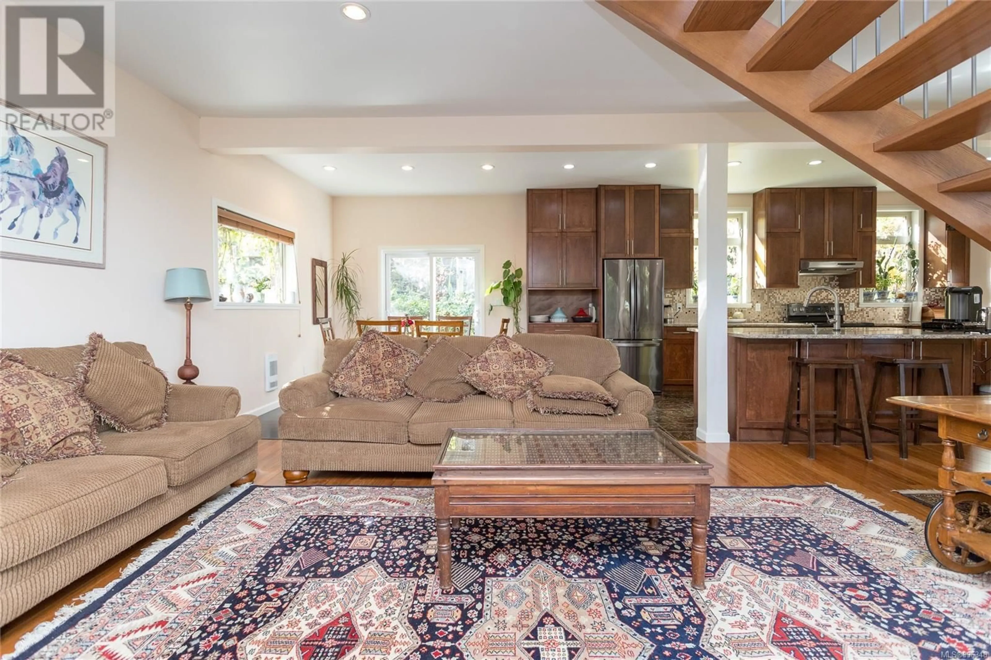 Living room with furniture, unknown for 4572 CORDOVA BAY ROAD, Saanich British Columbia V8X3V5