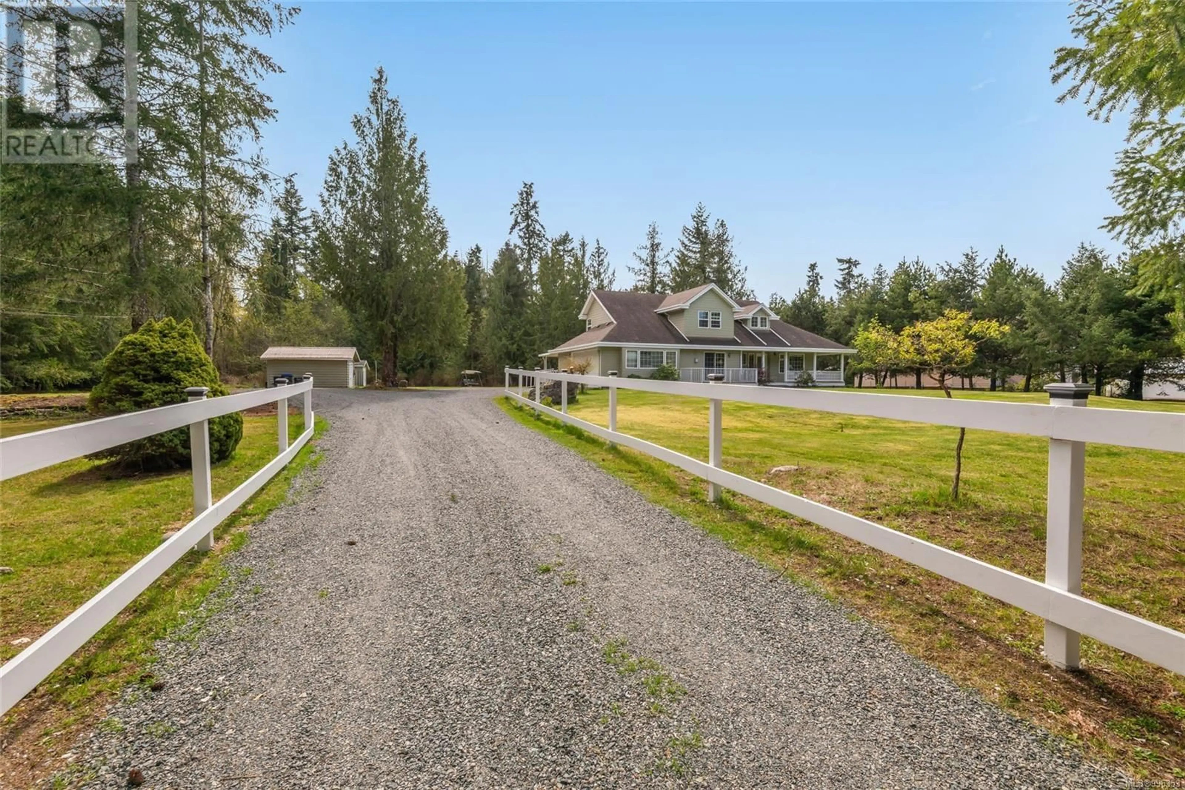 A pic from outside/outdoor area/front of a property/back of a property/a pic from drone, unknown for 2260 KERR ROAD, Coombs British Columbia V0R1M0