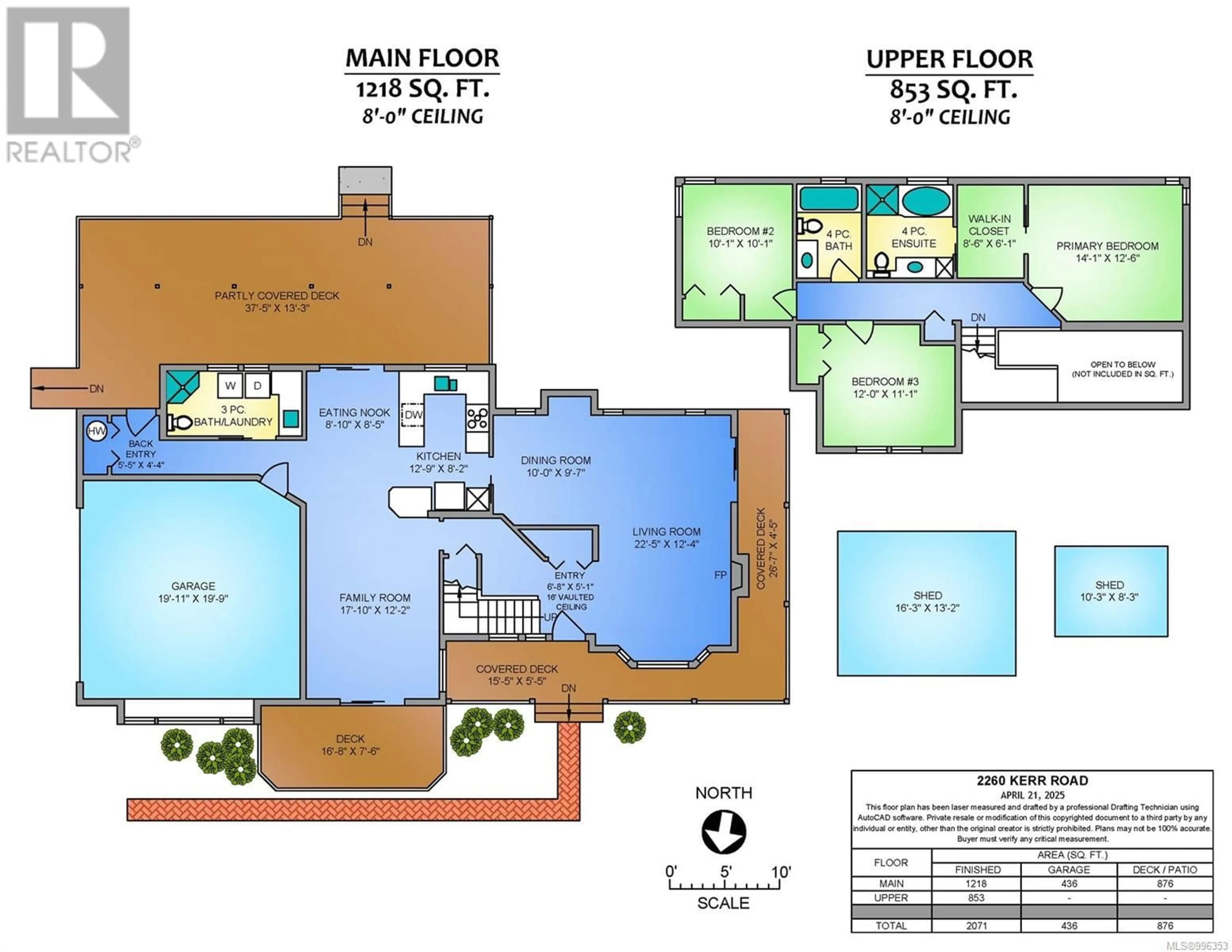 Floor plan for 2260 KERR ROAD, Coombs British Columbia V0R1M0