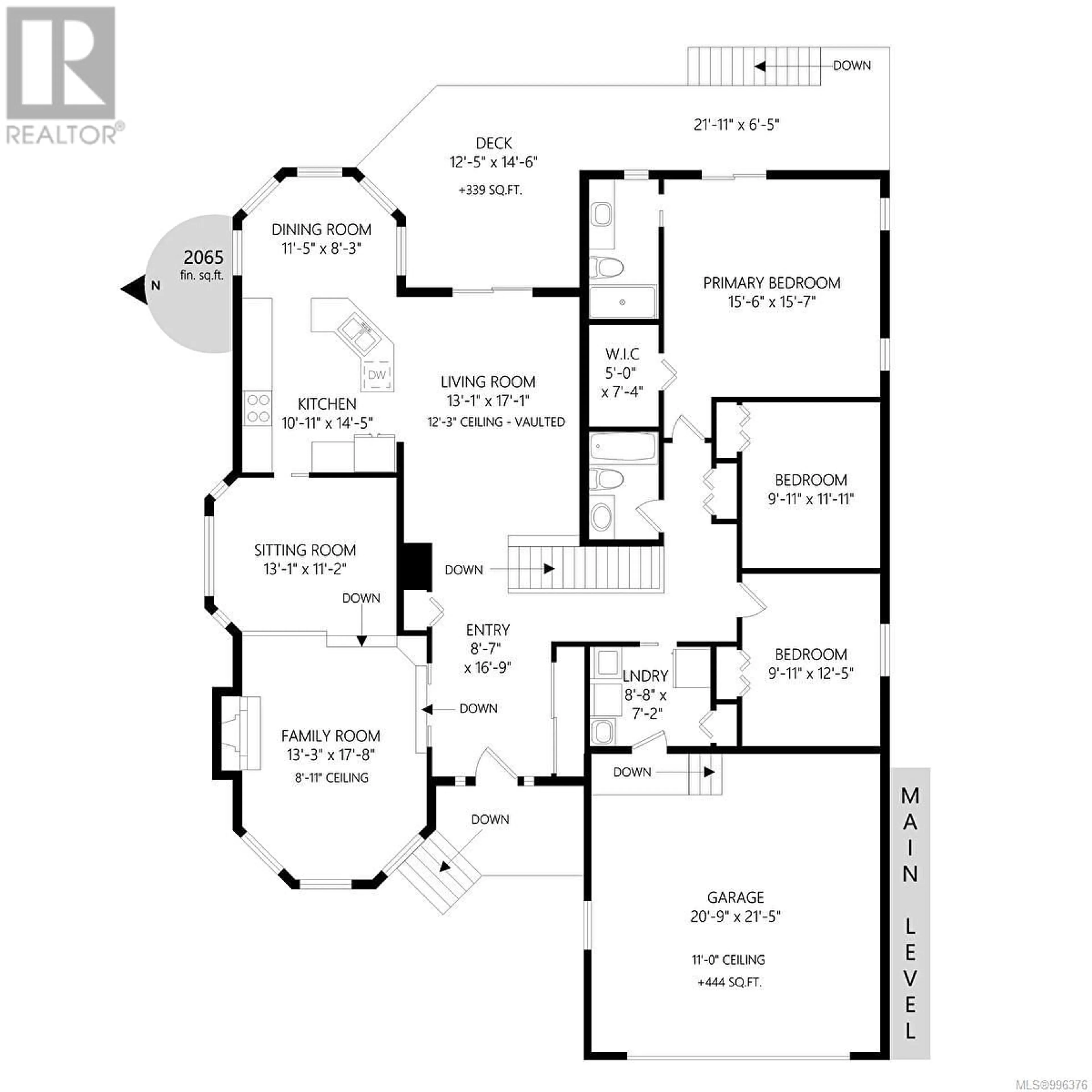 Floor plan for 161 HARTLAND AVENUE, Saanich British Columbia V9E1J9