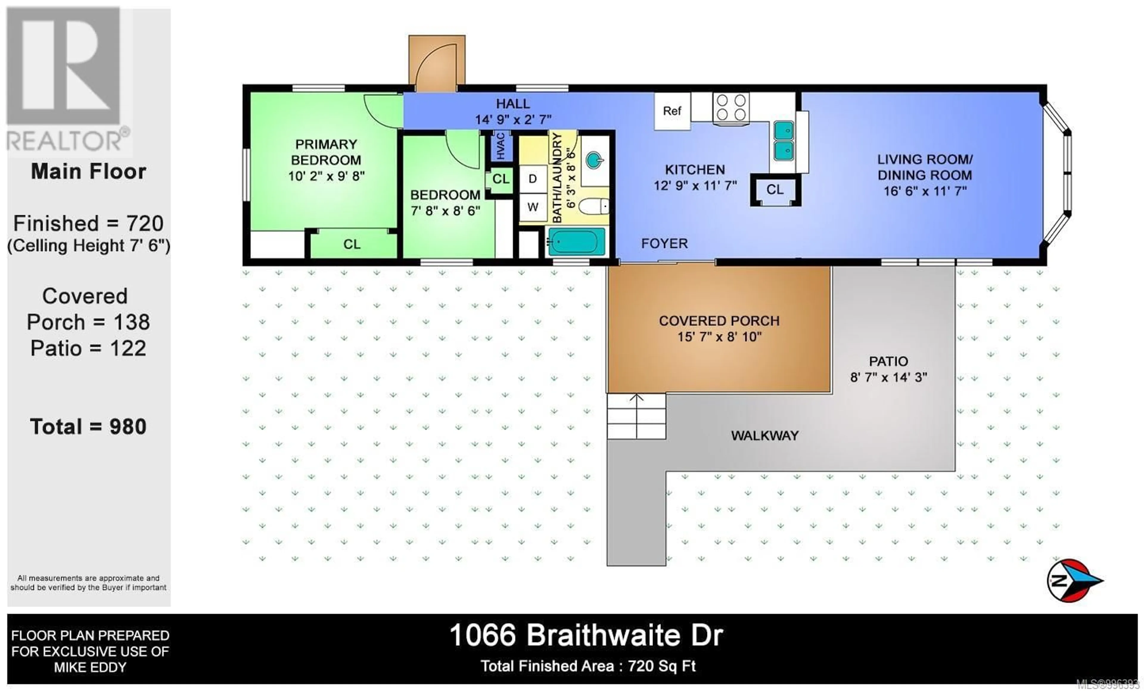 Floor plan for 1066 BRAITHWAITE DRIVE, Cobble Hill British Columbia V8H0E2