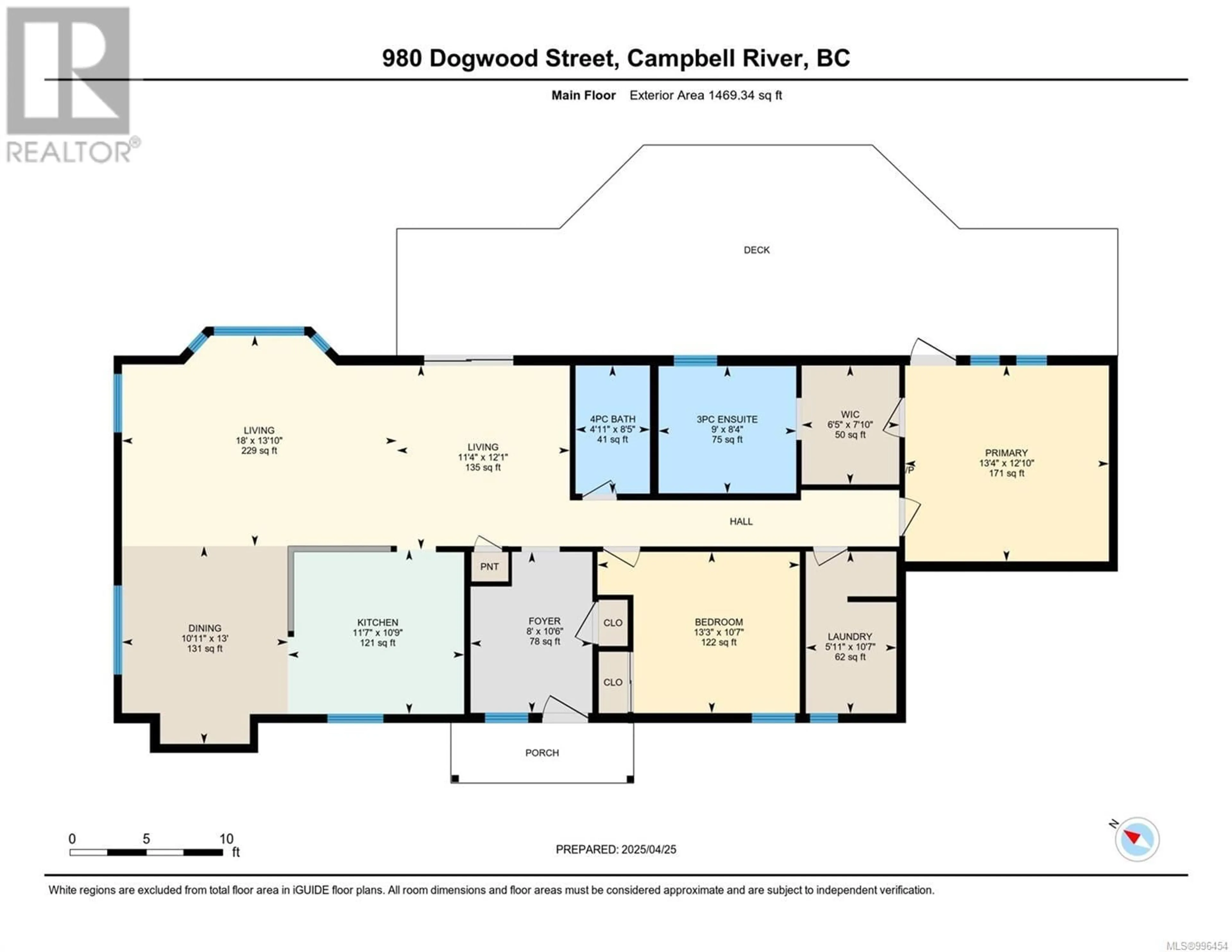 Floor plan for 980 DOGWOOD STREET, Campbell River British Columbia V9W2Z1