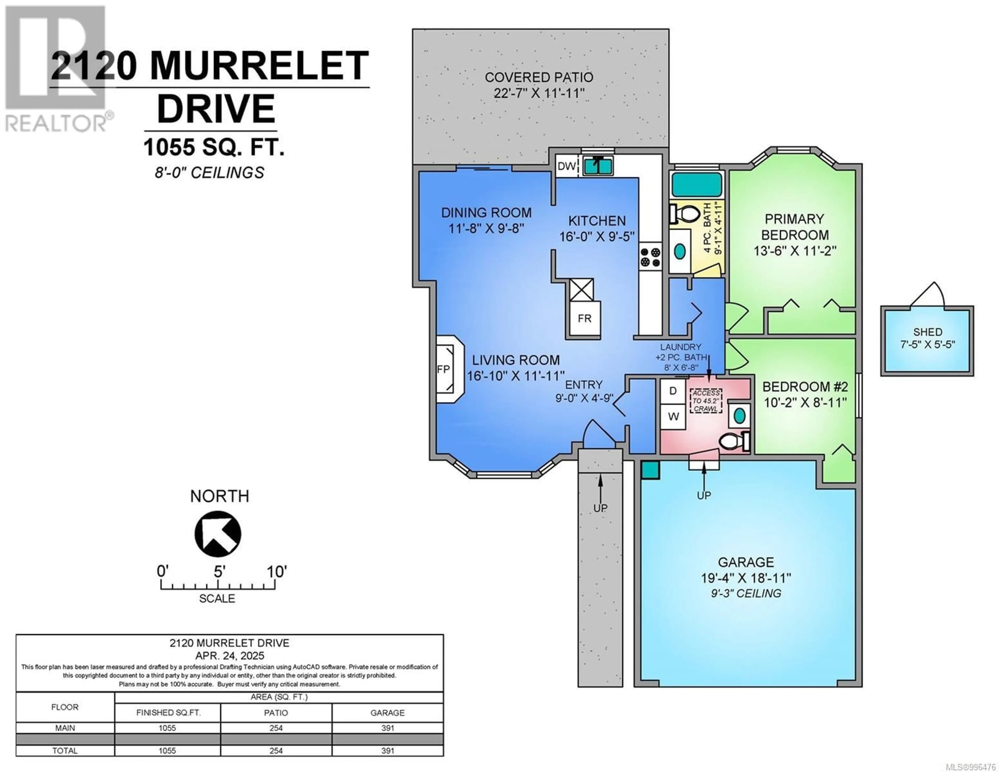 Floor plan for 2120 MURRELET DRIVE, Comox British Columbia V9M3Y2