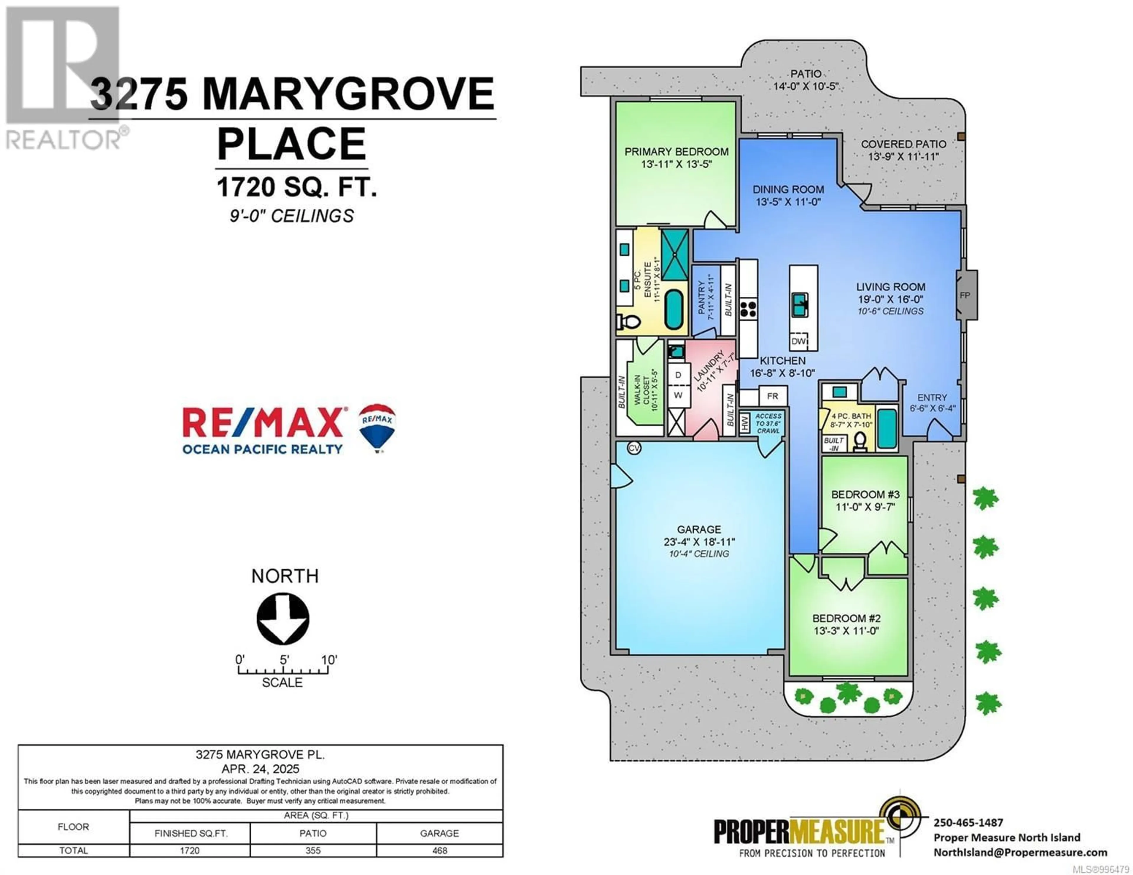 Floor plan for 3275 MARYGROVE PLACE, Courtenay British Columbia V9N0E7