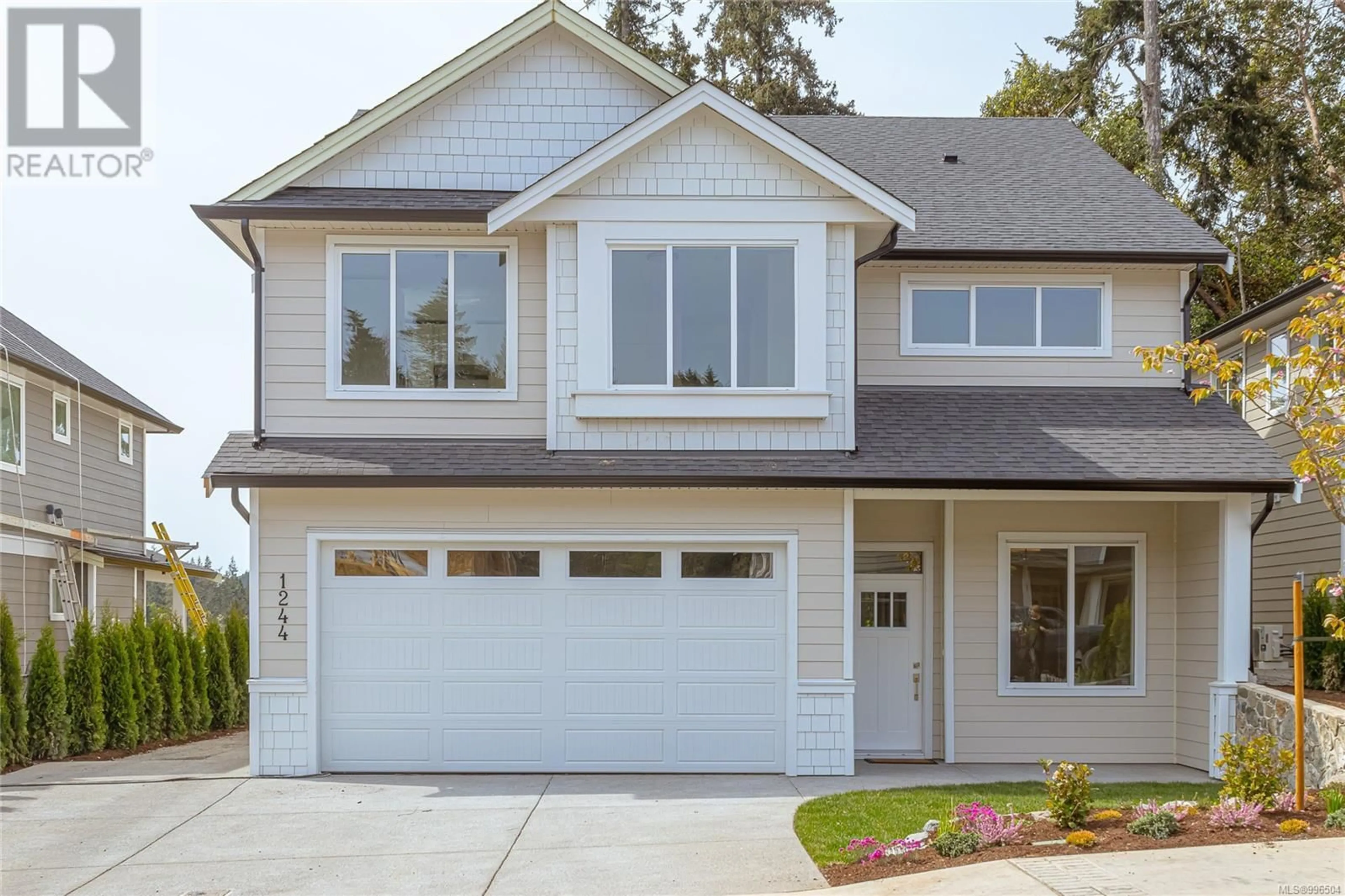 Home with vinyl exterior material, street for 1244 ASHMORE TERRACE, Langford British Columbia V9C0S6