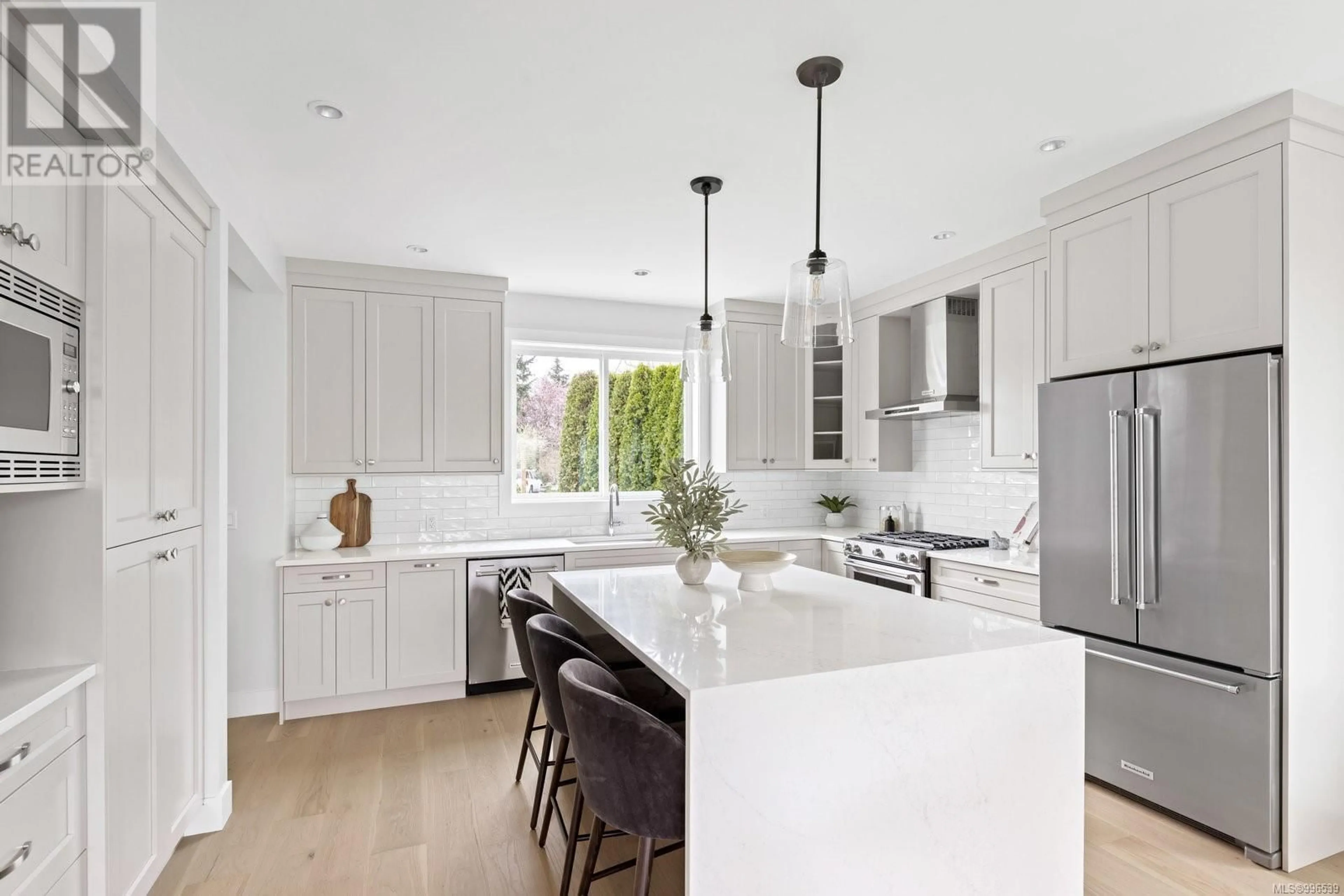 Contemporary kitchen, ceramic/tile floor for 2306 GROVE CRESCENT, Sidney British Columbia V8L3P9