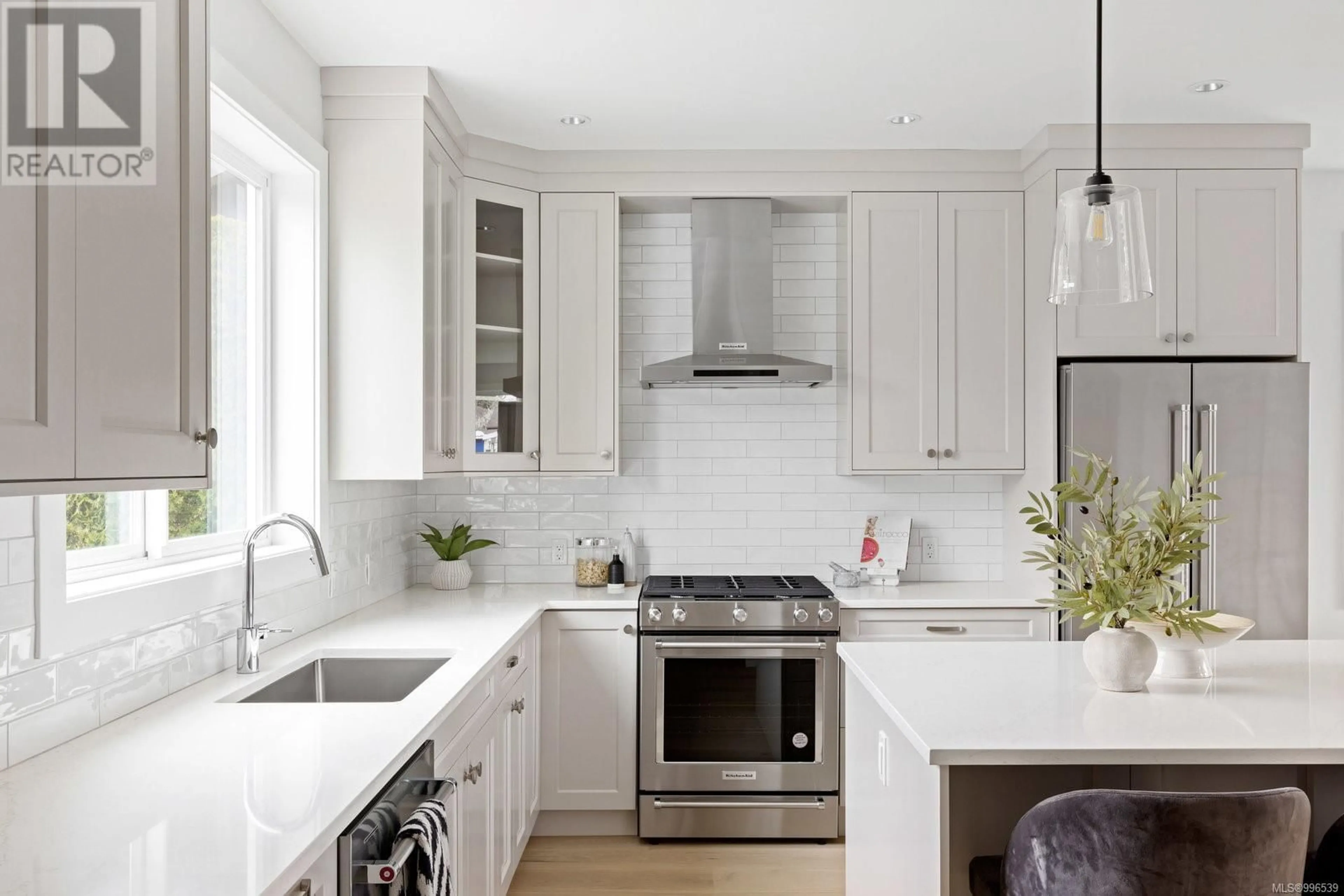 Contemporary kitchen, ceramic/tile floor for 2306 GROVE CRESCENT, Sidney British Columbia V8L3P9