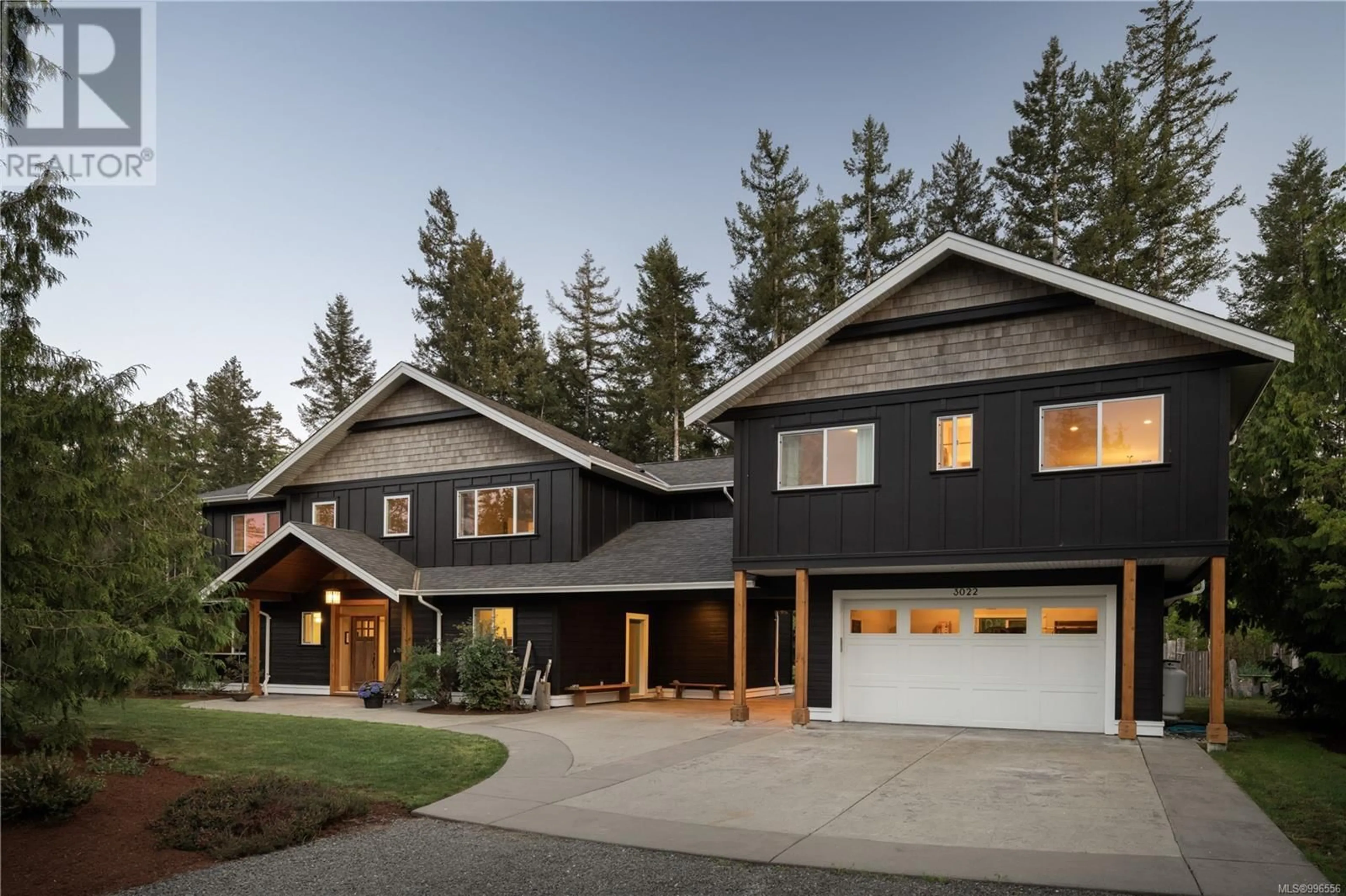 Home with vinyl exterior material, street for 3022 SARAH DRIVE, Sooke British Columbia V9Z0J5