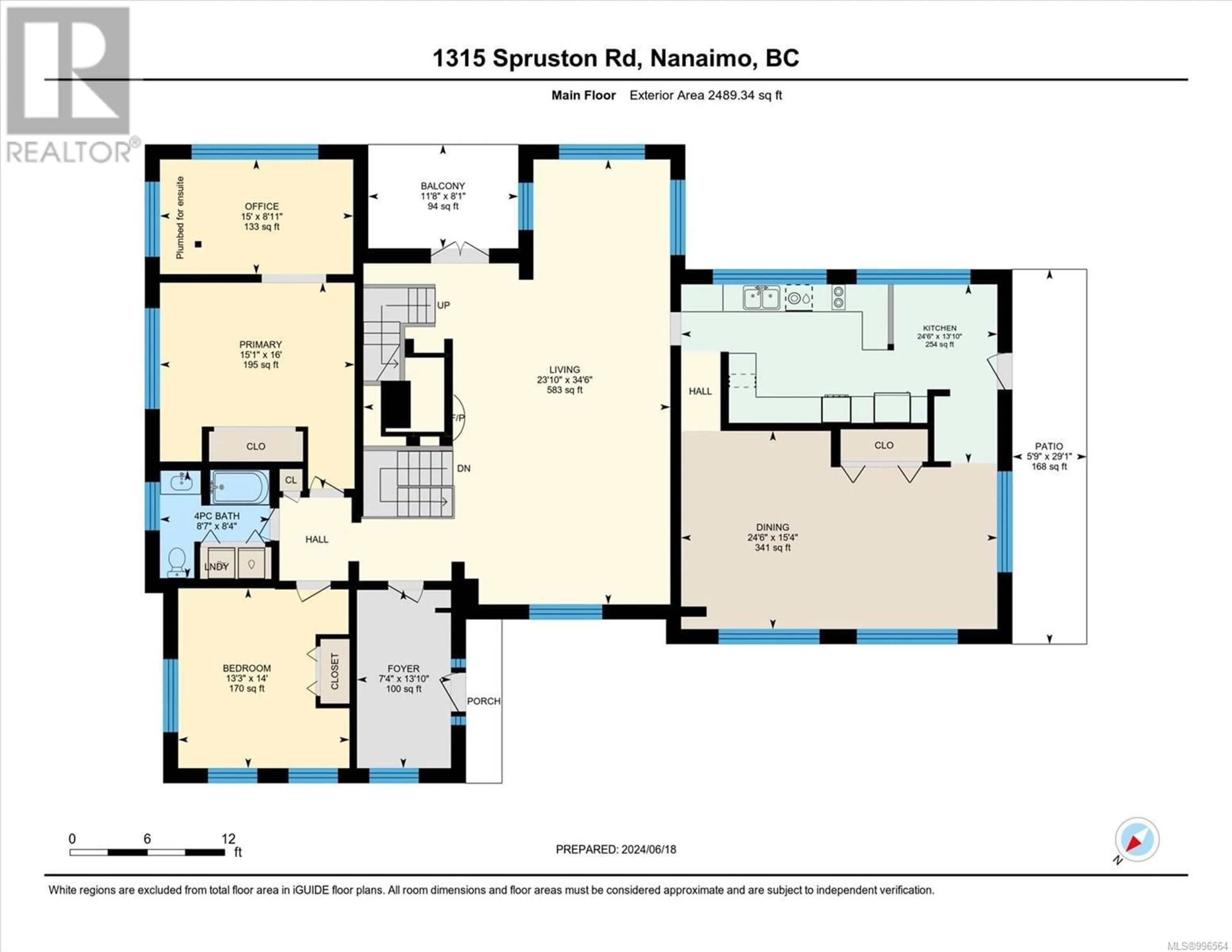 Floor plan for 1315 SPRUSTON ROAD, Cassidy British Columbia V9X1S8