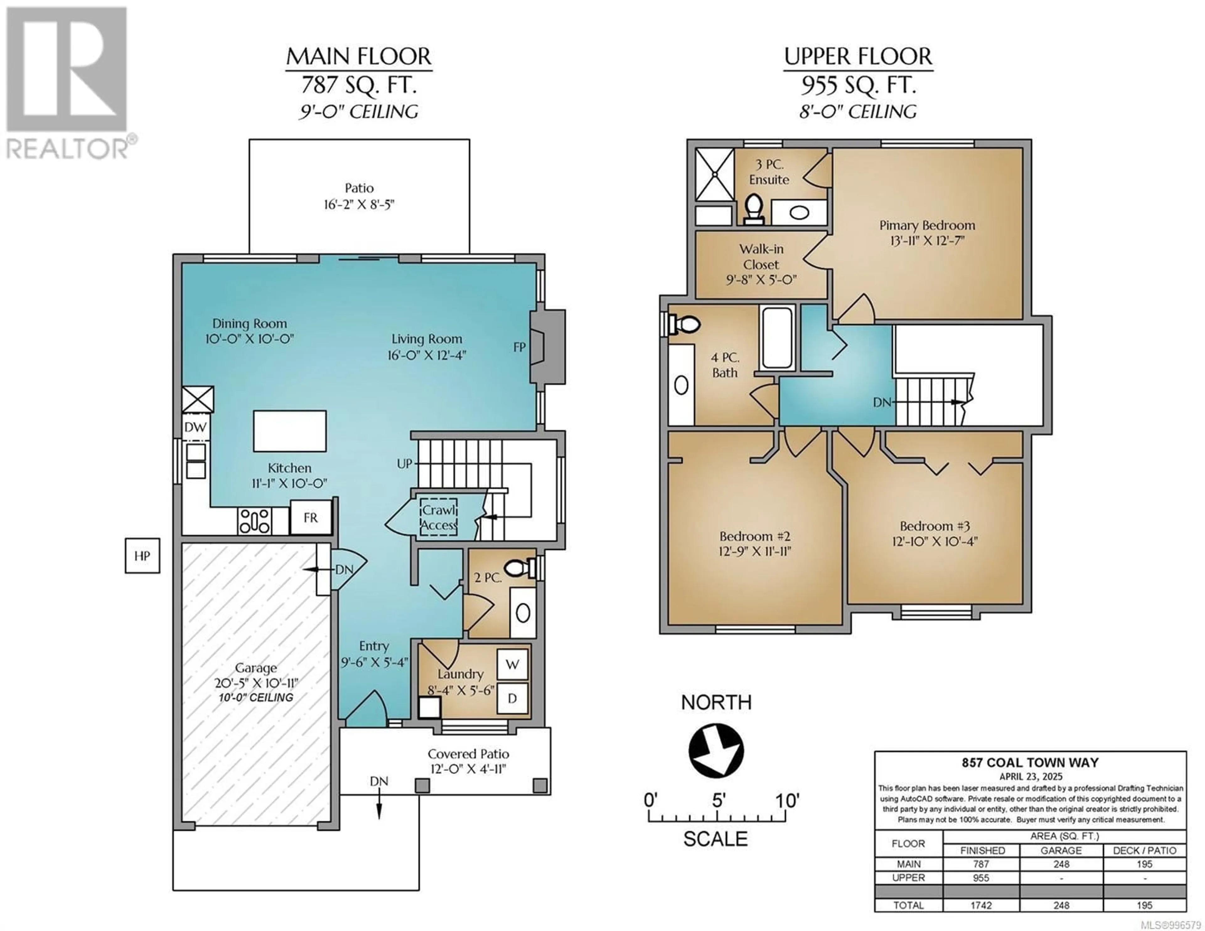 Floor plan for 857 COAL TOWN WAY, Nanaimo British Columbia V9R6P2