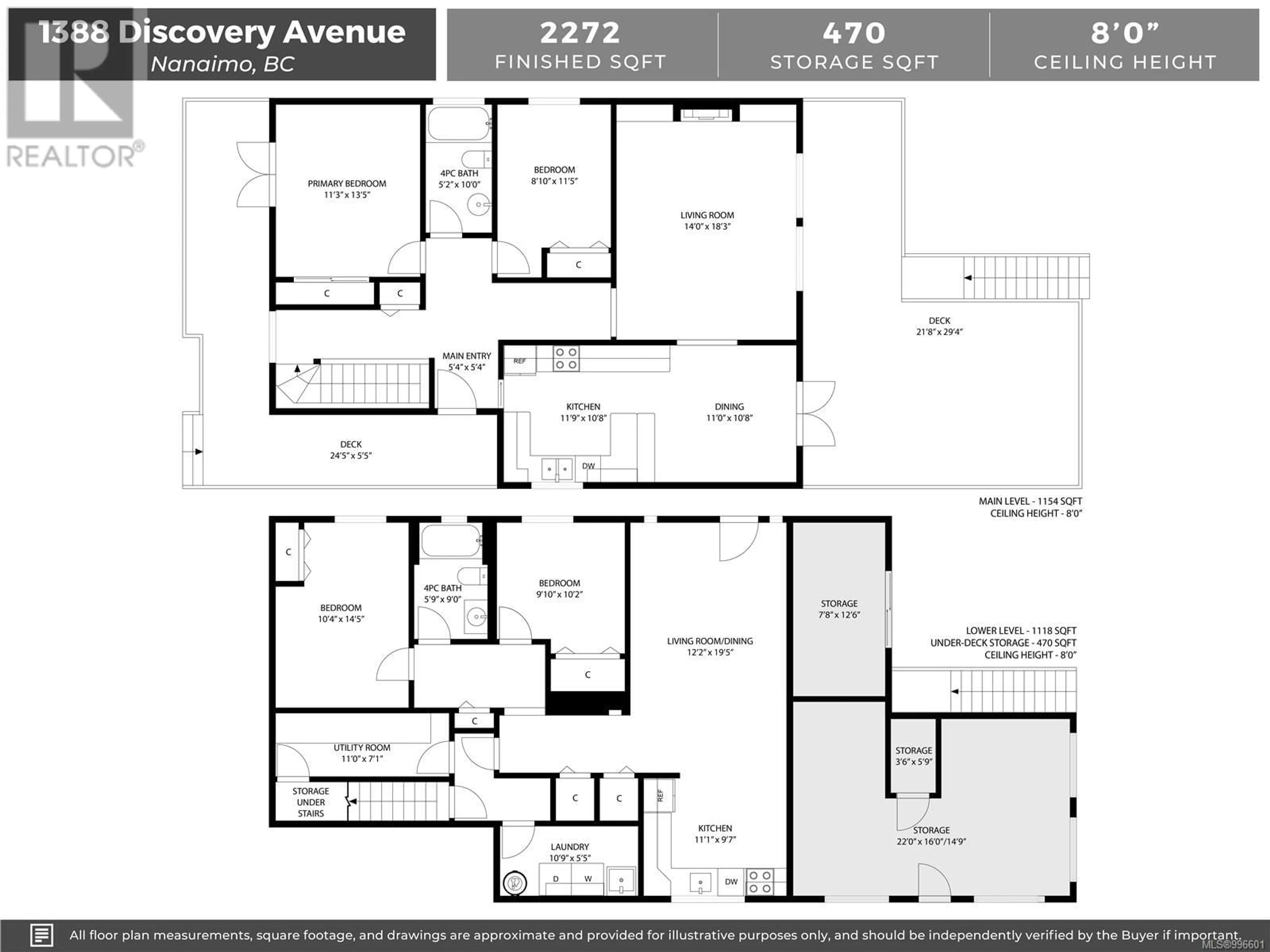 Floor plan for 1388 DISCOVERY AVENUE, Nanaimo British Columbia V9S4B4