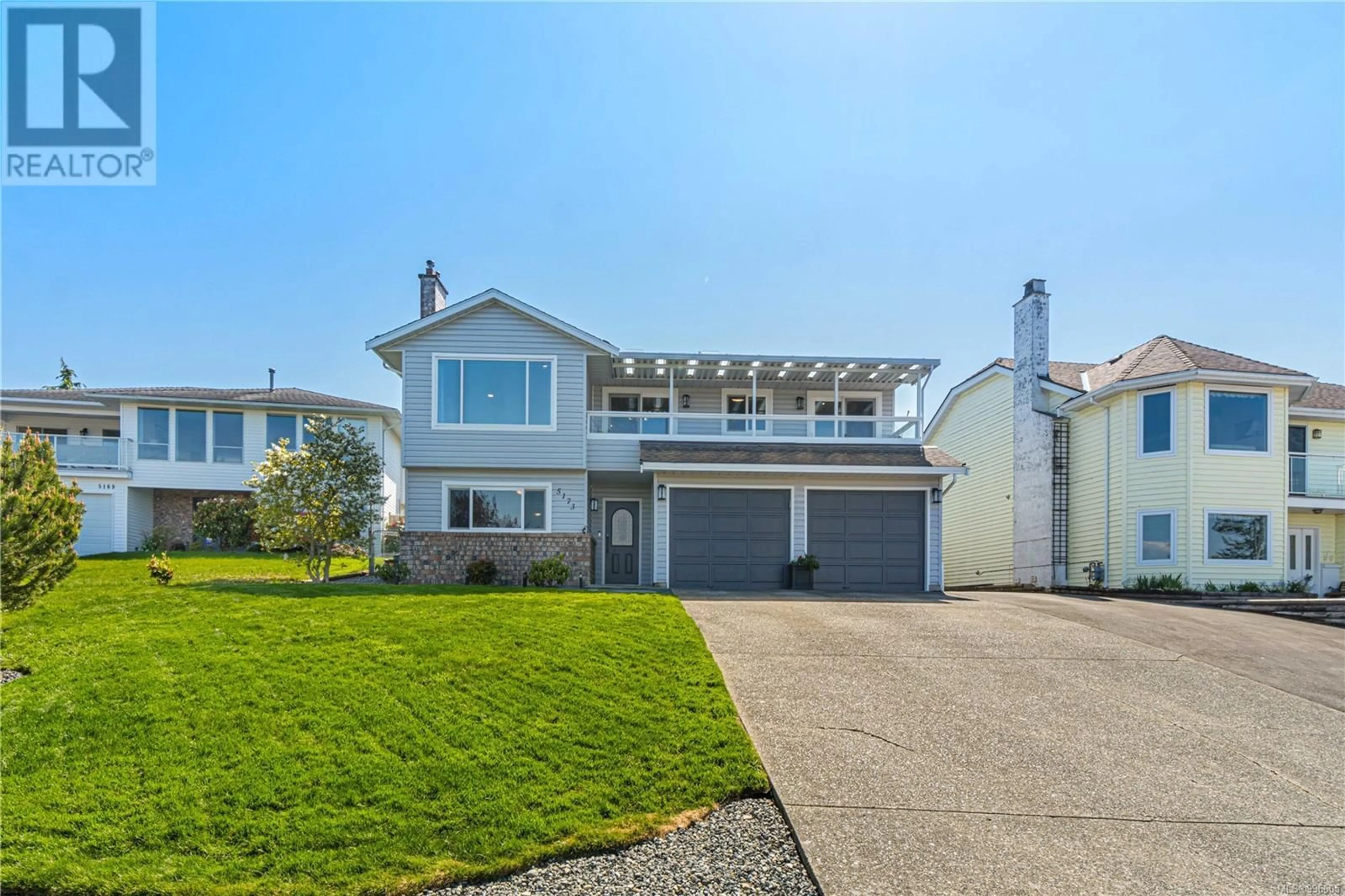 Home with vinyl exterior material, water/lake/river/ocean view for 5173 COLONY PARK PLACE, Nanaimo British Columbia V9V1H2